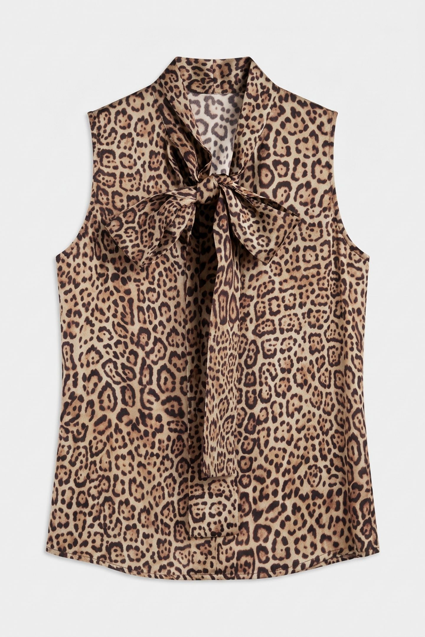 ALANIS BOW SL BLOUSE CHARMING LEOPARD ALL 3