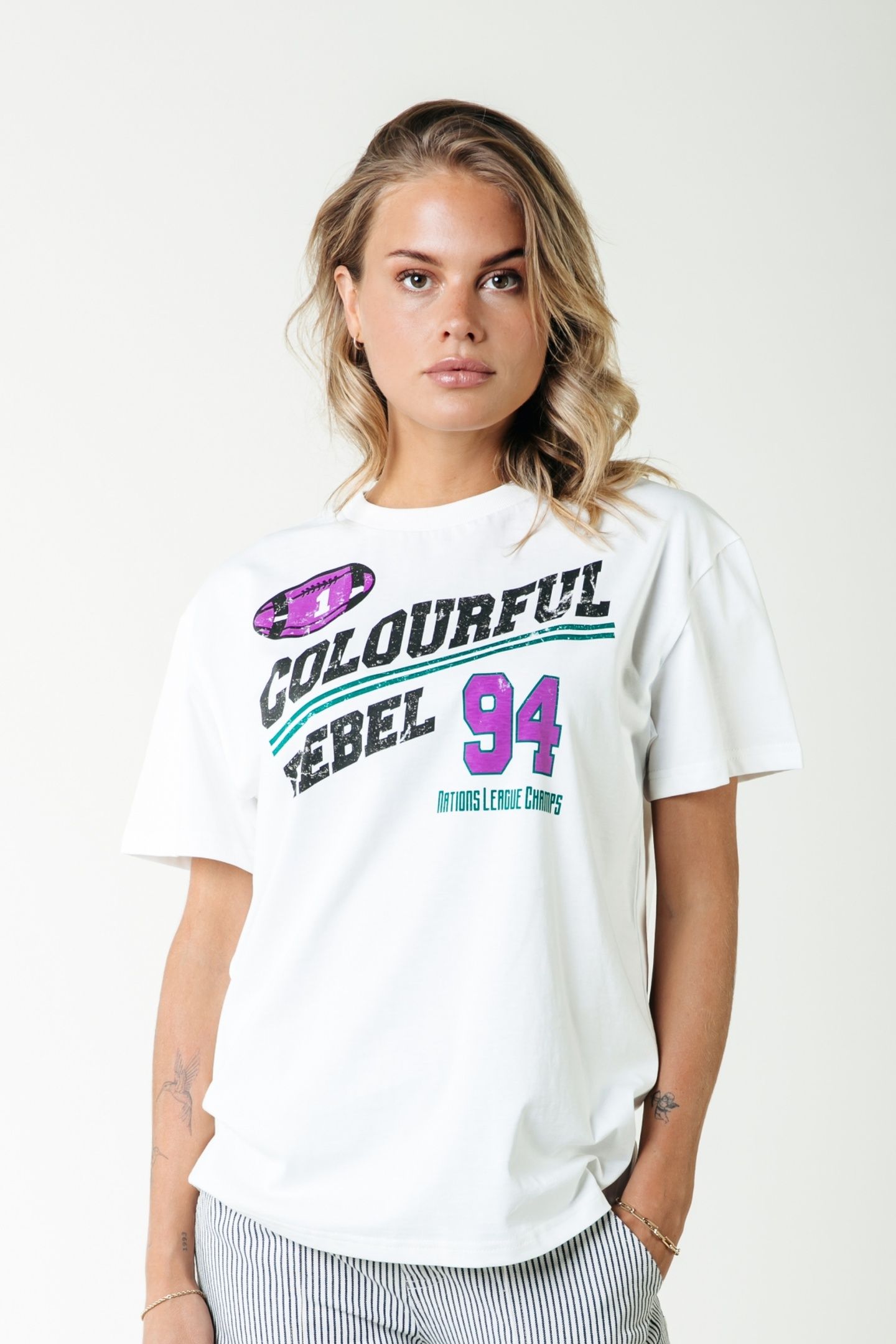 RUGBY LOOSEFIT TEE STANDARD WHITE 1