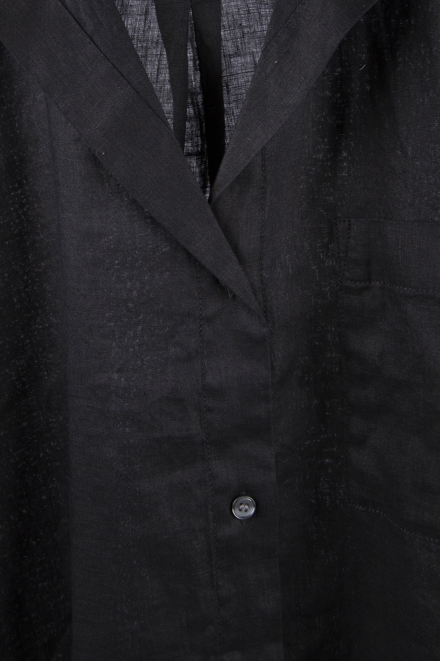 LEONEN RESORT LINEN SHIRT BLACK 4