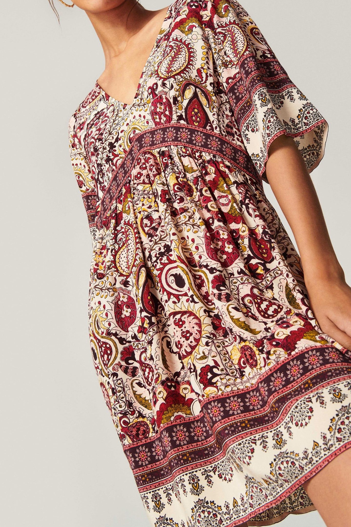 MINI DRESS ECRU 4