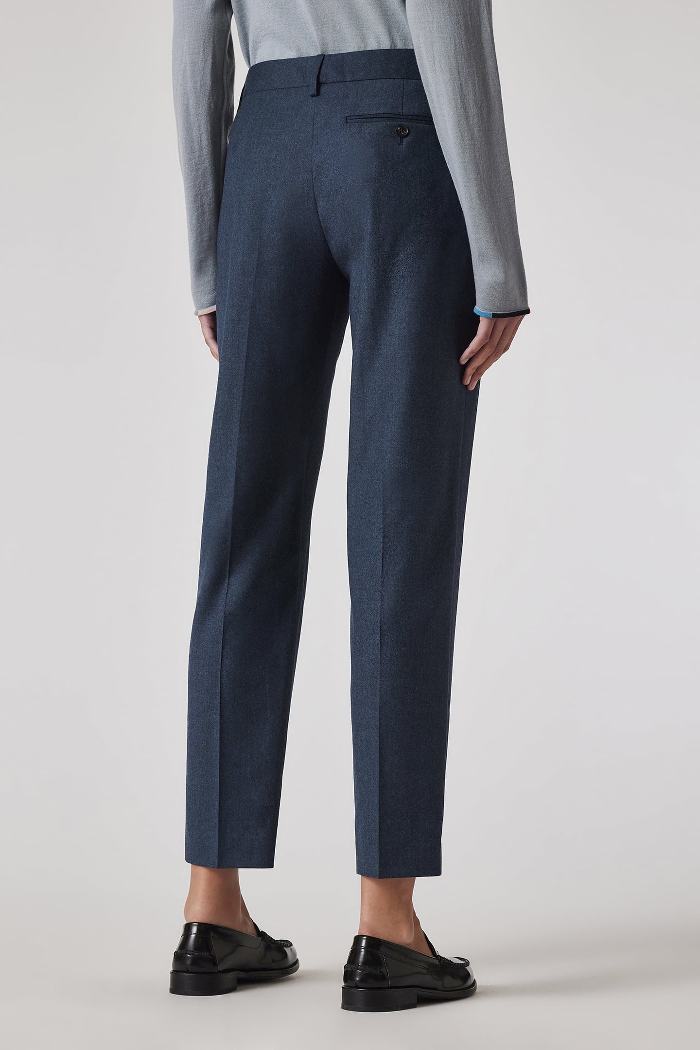 WOMENS TROUSERS PETROL BLUE 5
