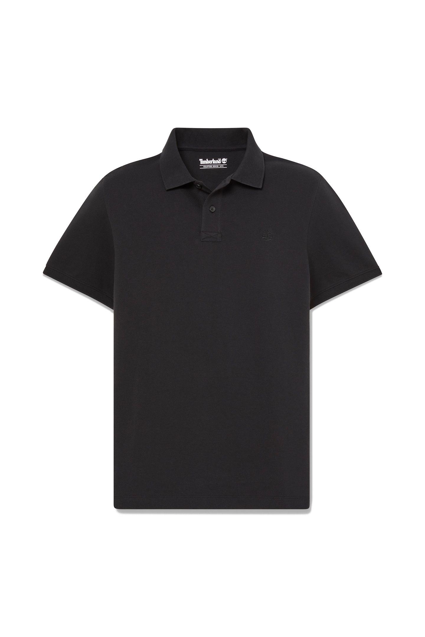 OYSTER RIVER CHEST LOGO SS POLO BLACK 3