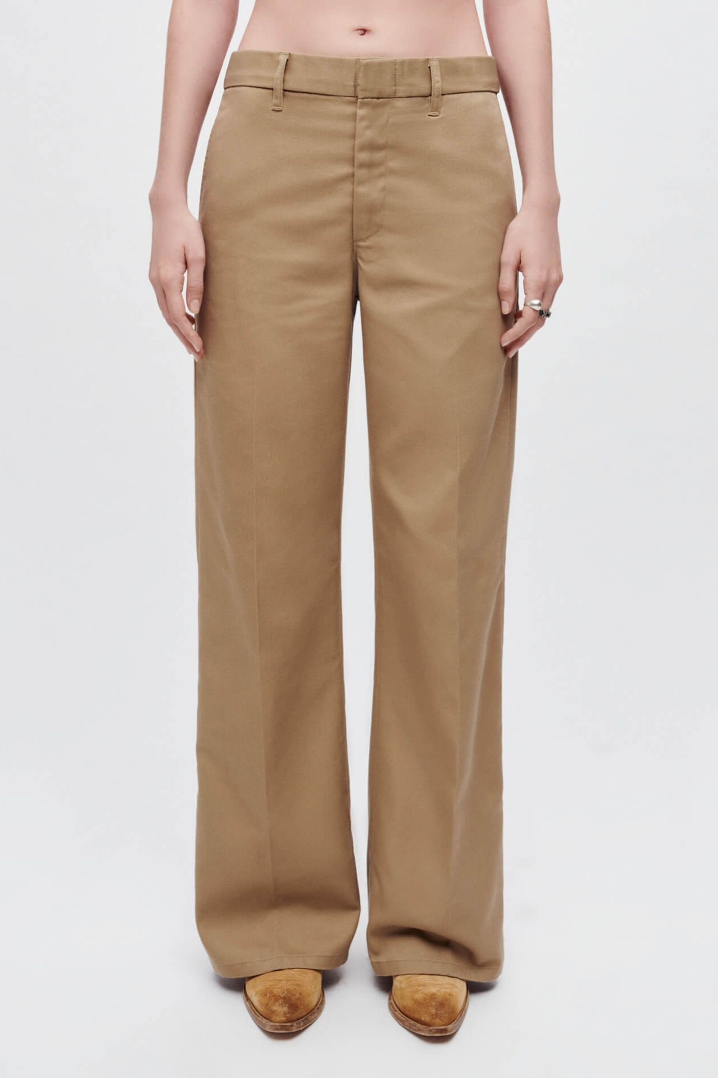 SUPER WIDE TROUSER KHAKI 1