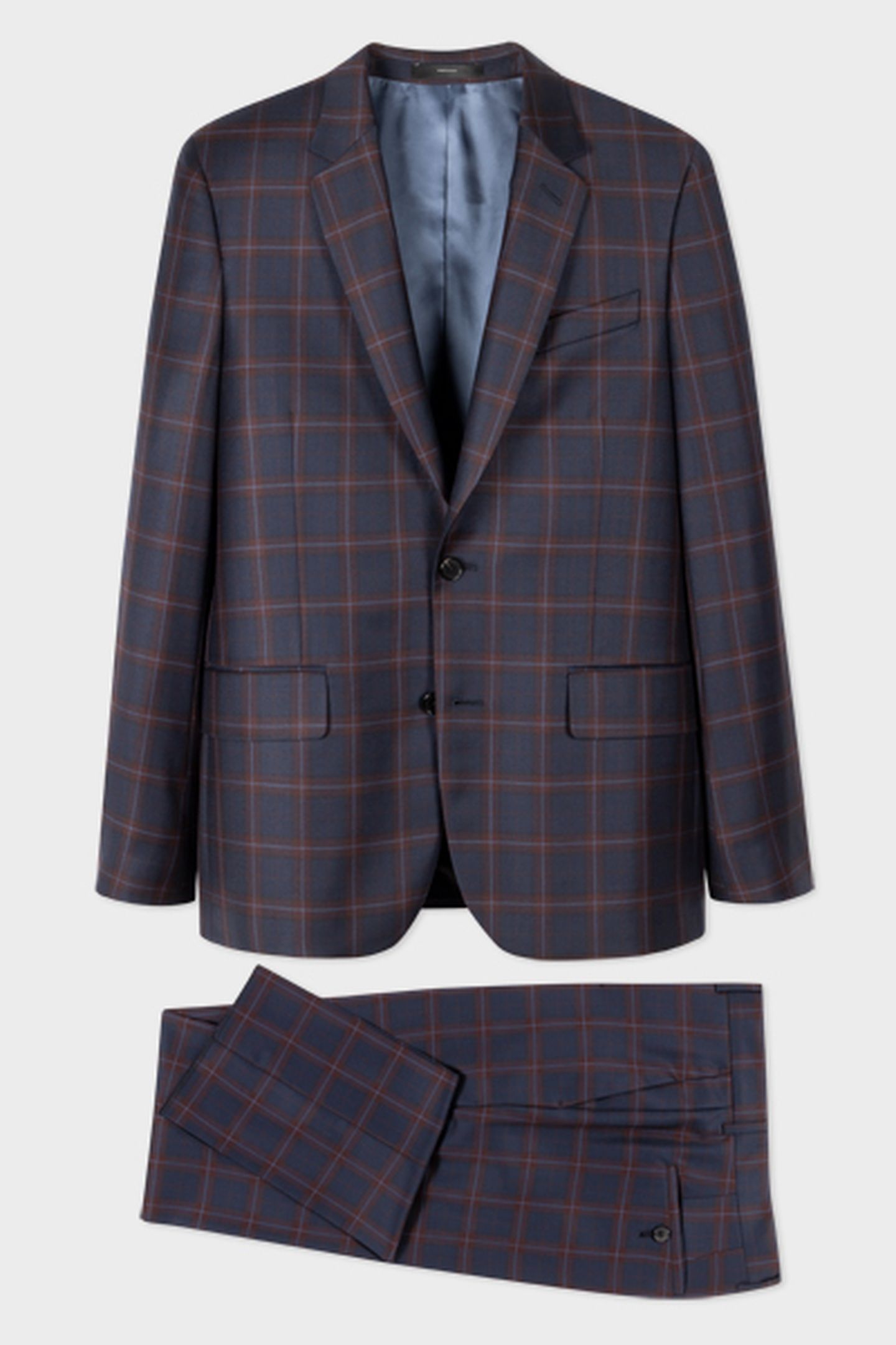 MENS TAILORED FIT 2BTN SUIT NAVY 4