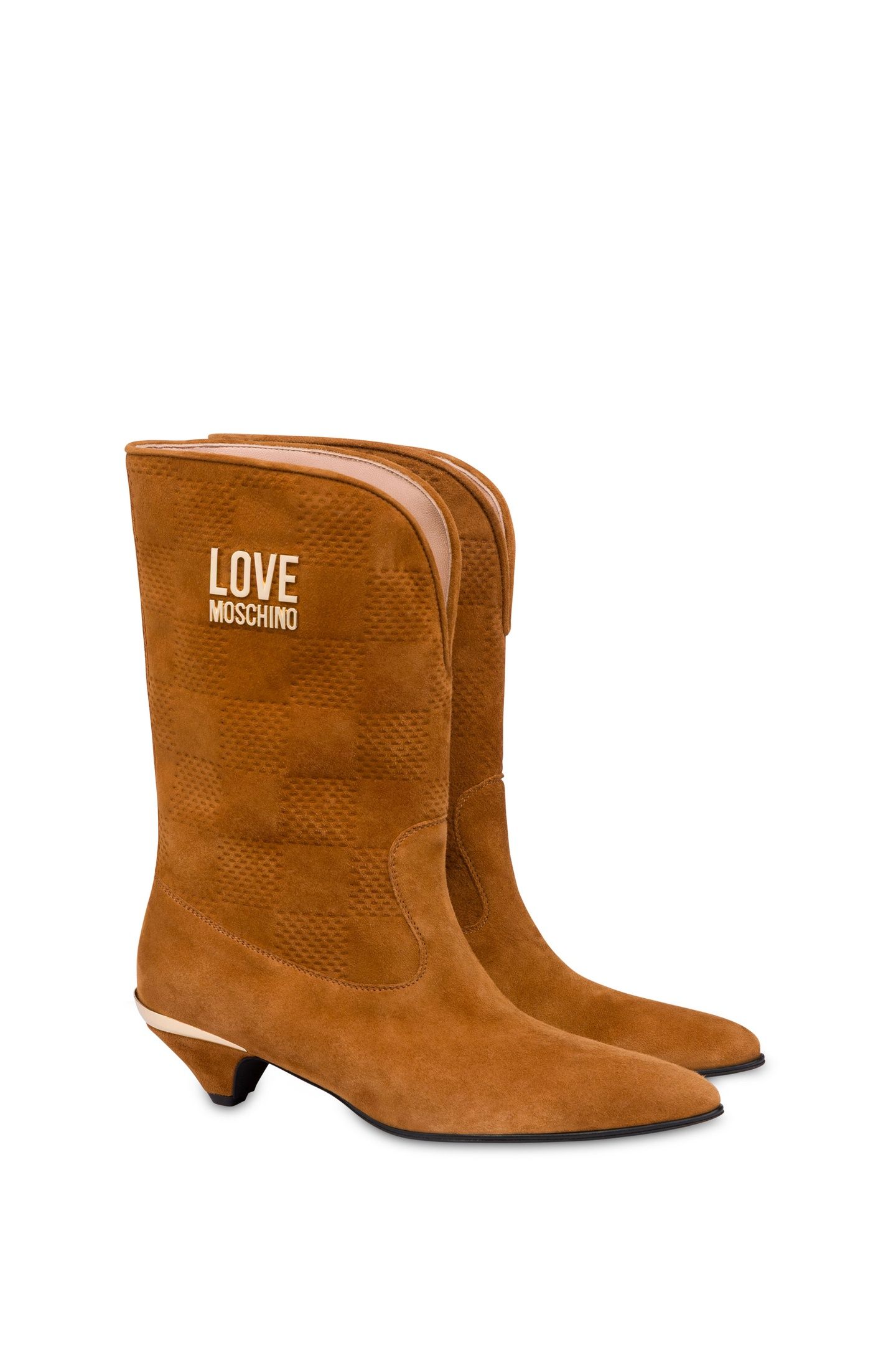 SUEDE ANKLE BOOTS BROWN 3