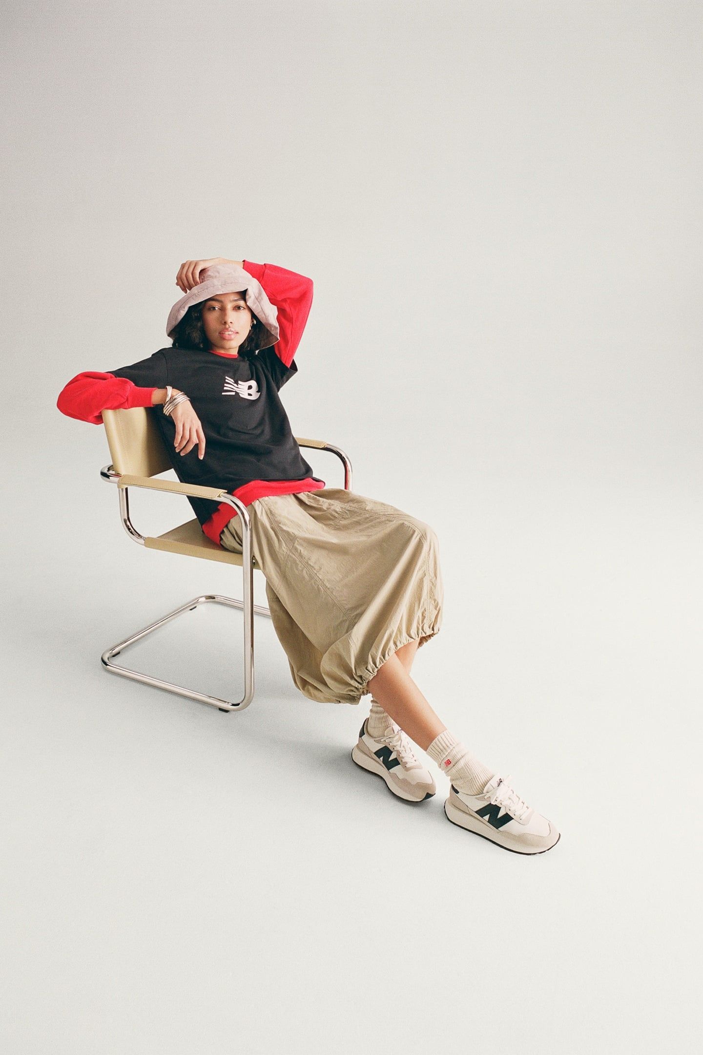 SPORT JERSEY RELAXED LOGO T-SHIRT BLACK 7