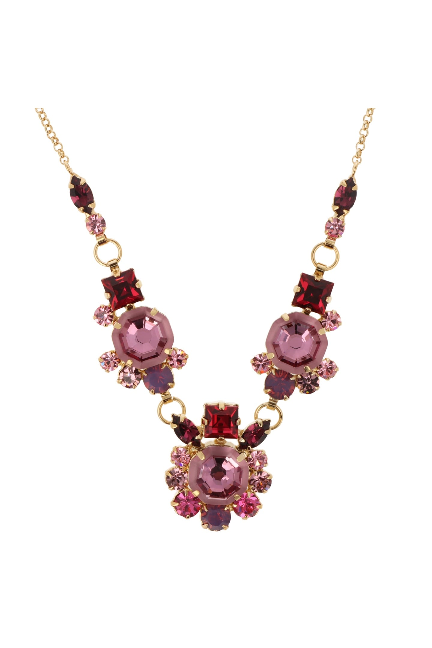 LALIQUE NECKLACE PINK PINK 2