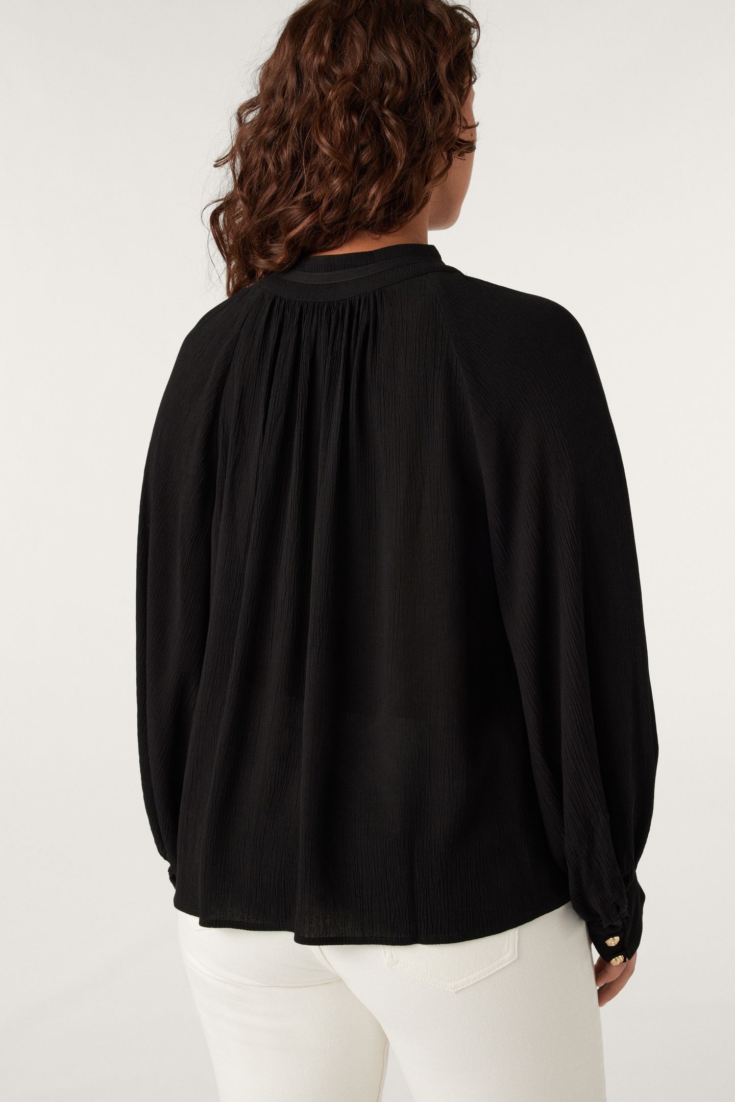 LONG SLEEVES BLOUSE BLACK 2