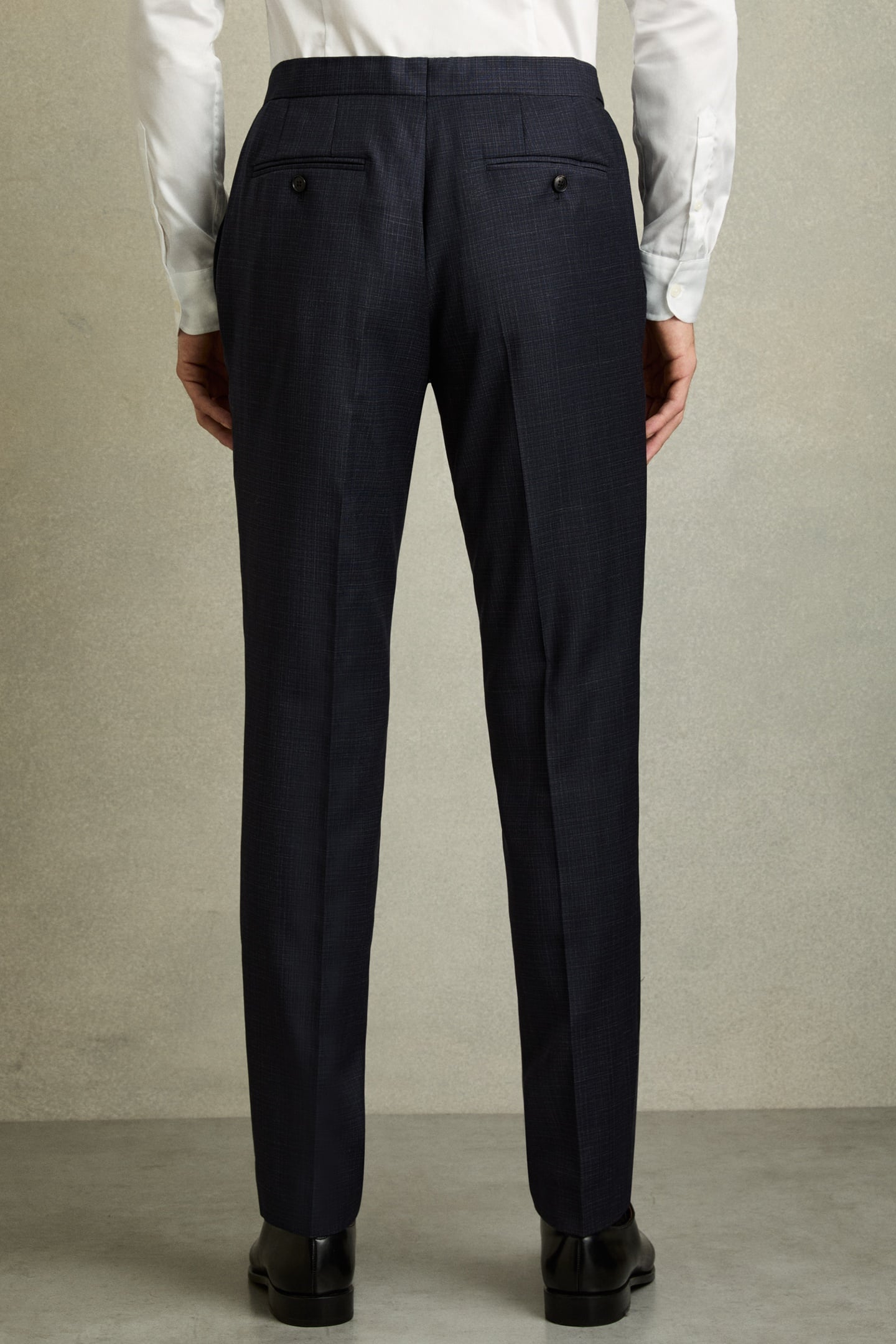 TEXTURED MIXER TROUSER NAVY 3