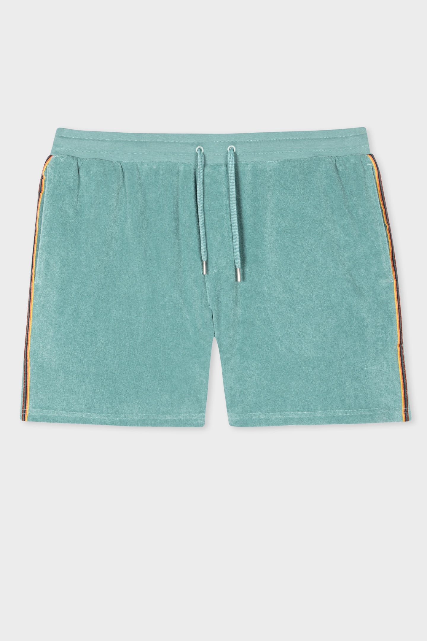 MEN SHORT TOWEL STRIPE TURQUOISE 6