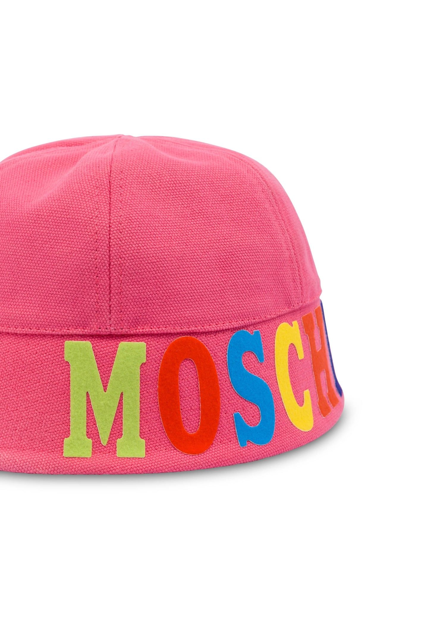 MULTICOLOR LOGO CANVAS HAT PINK 3