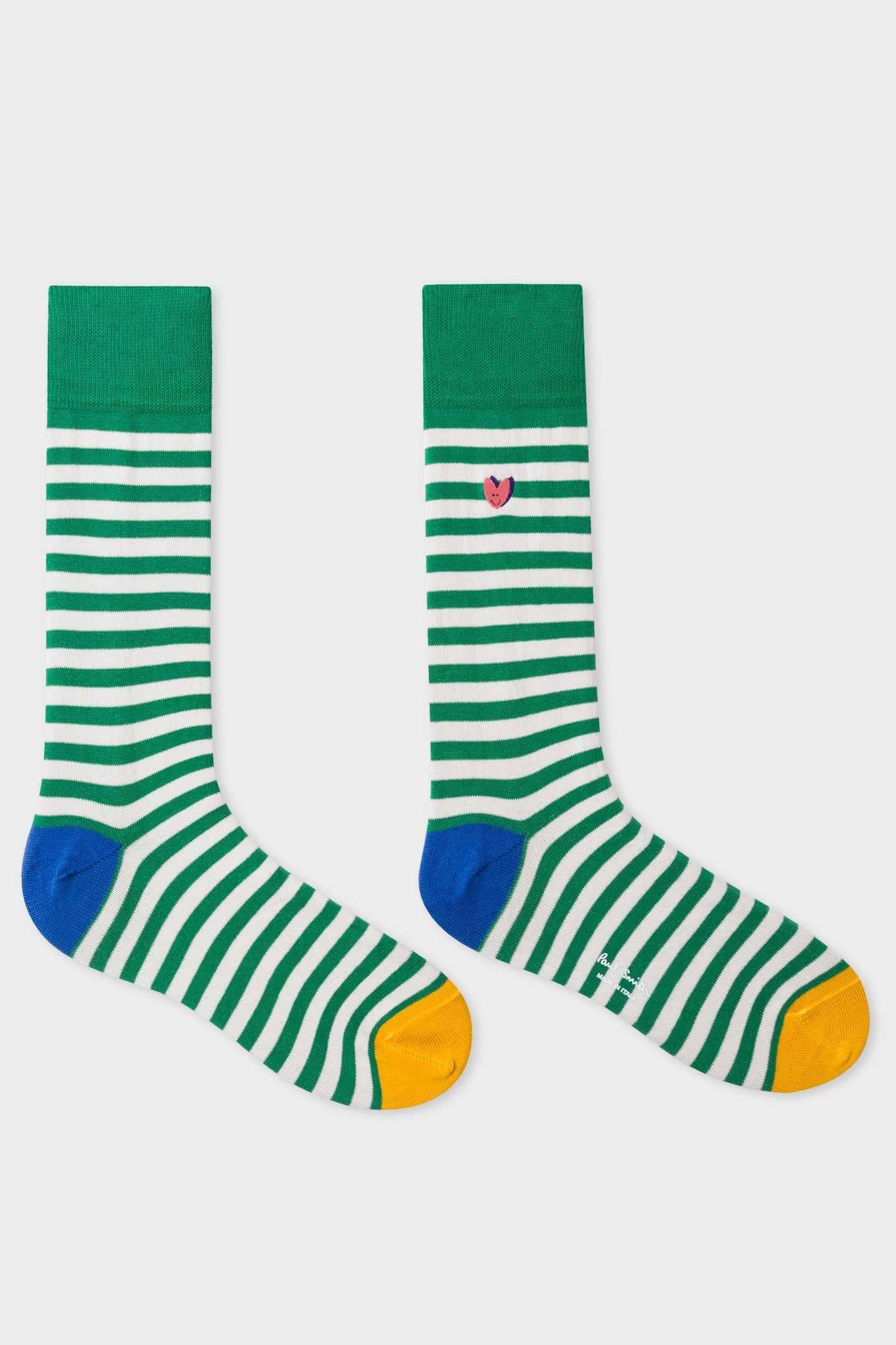 MEN SOCK NEBRINA STRIPE BOTTLE GREEN 1