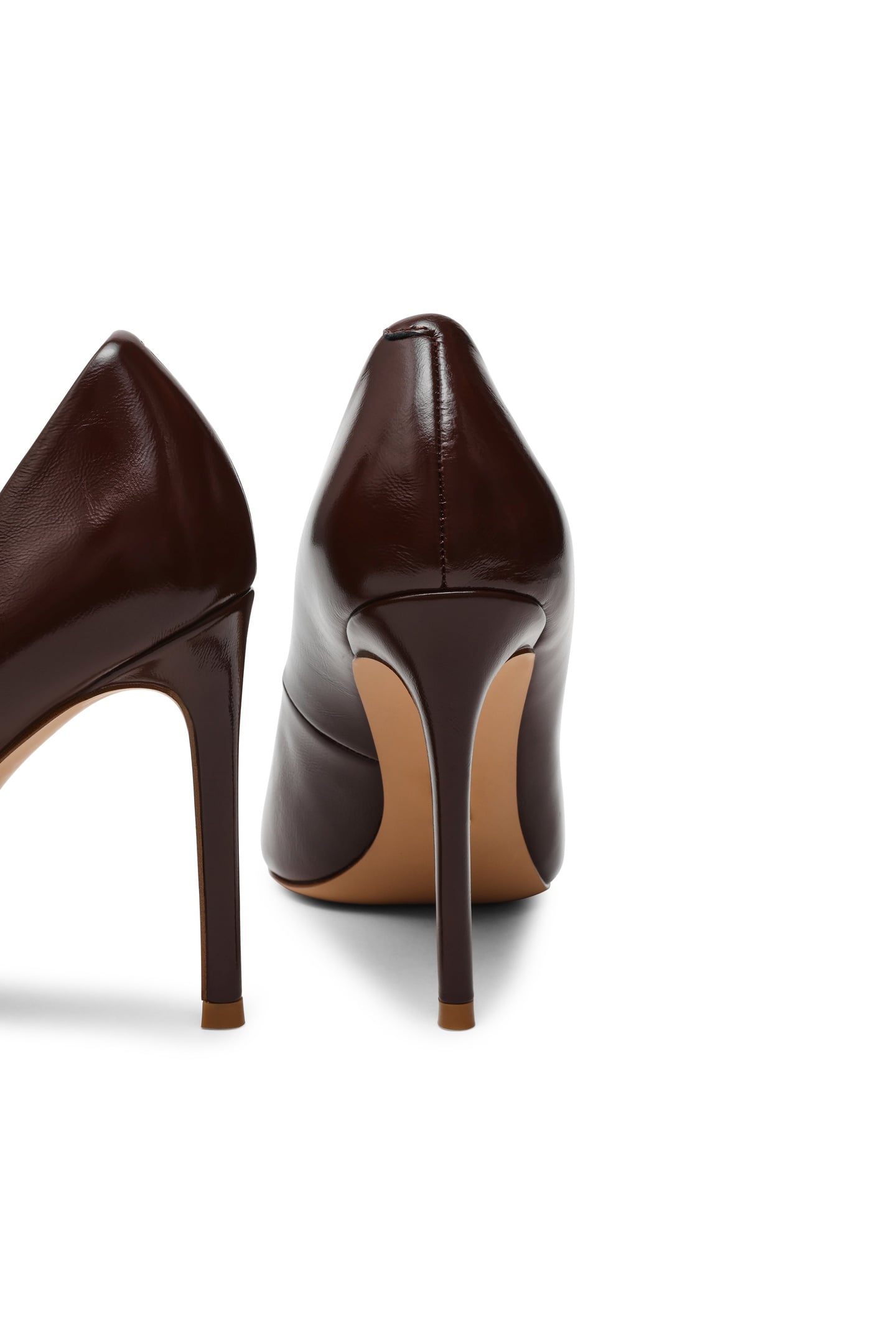 THRIVE PUMPS BROWN LEATHER 5