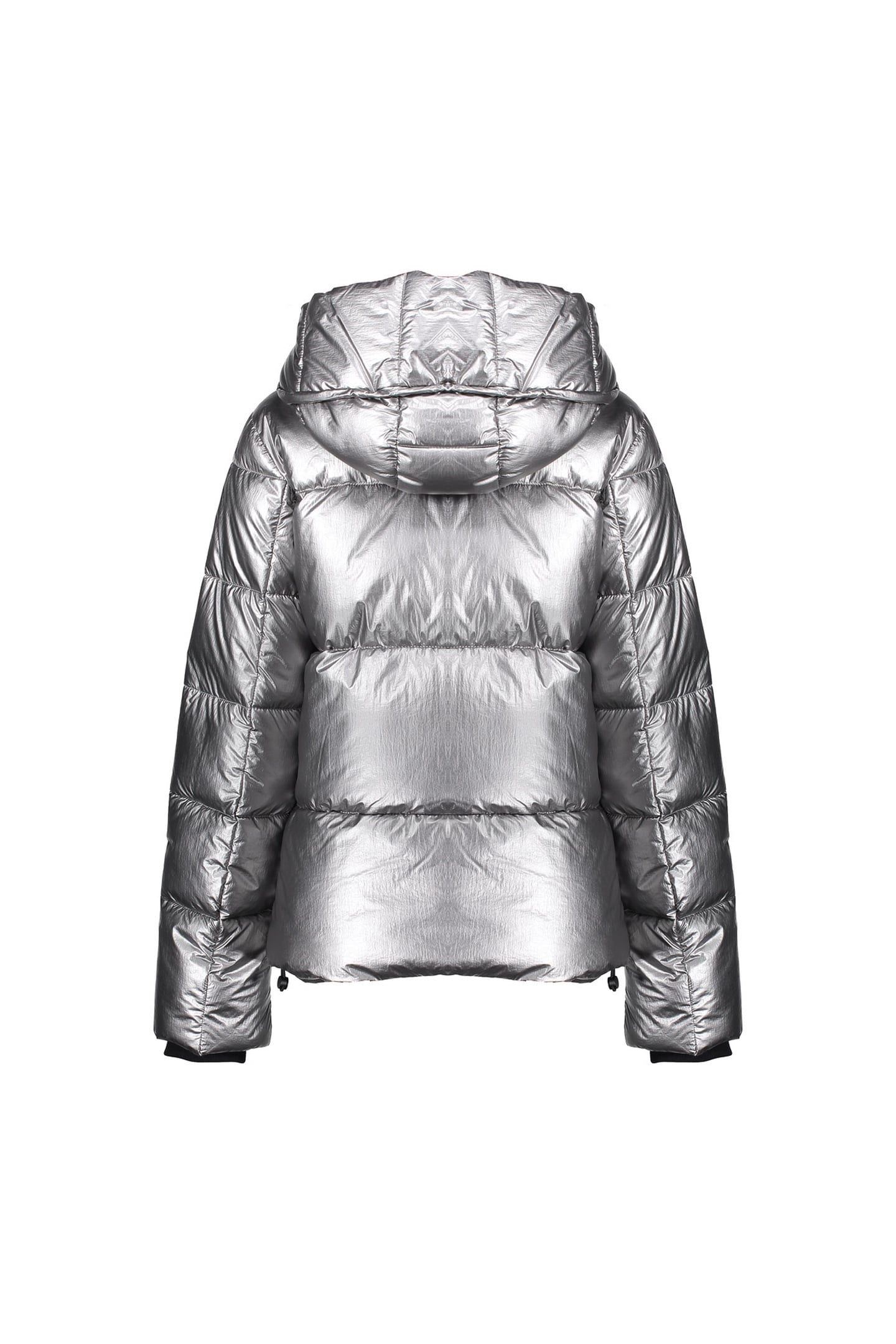 JACKET METALLIC SHORT GUN METAL 2