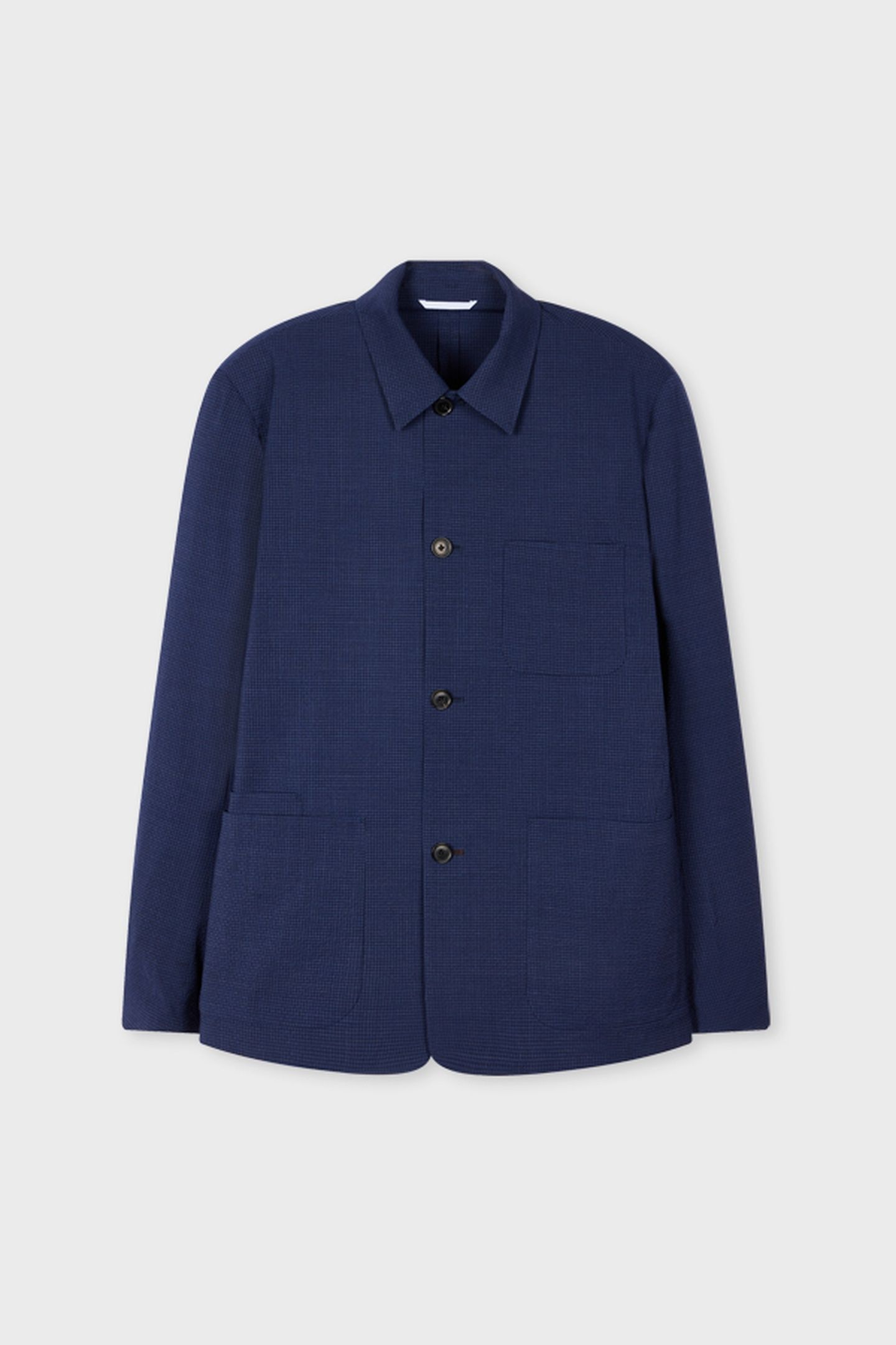 MENS 4BTN CASUAL JKT INKY BLUE 3