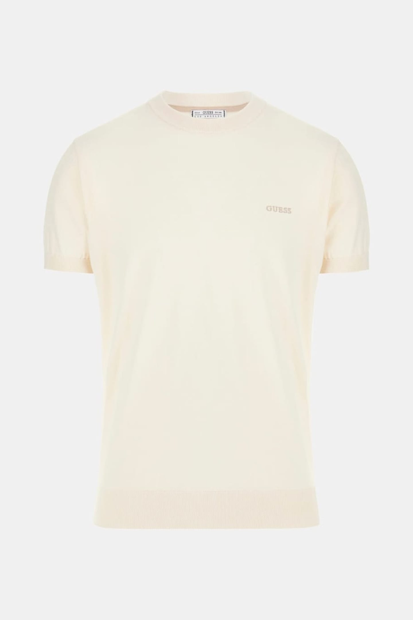 CORNELL WASHED SS T- PEARL WHITE 2