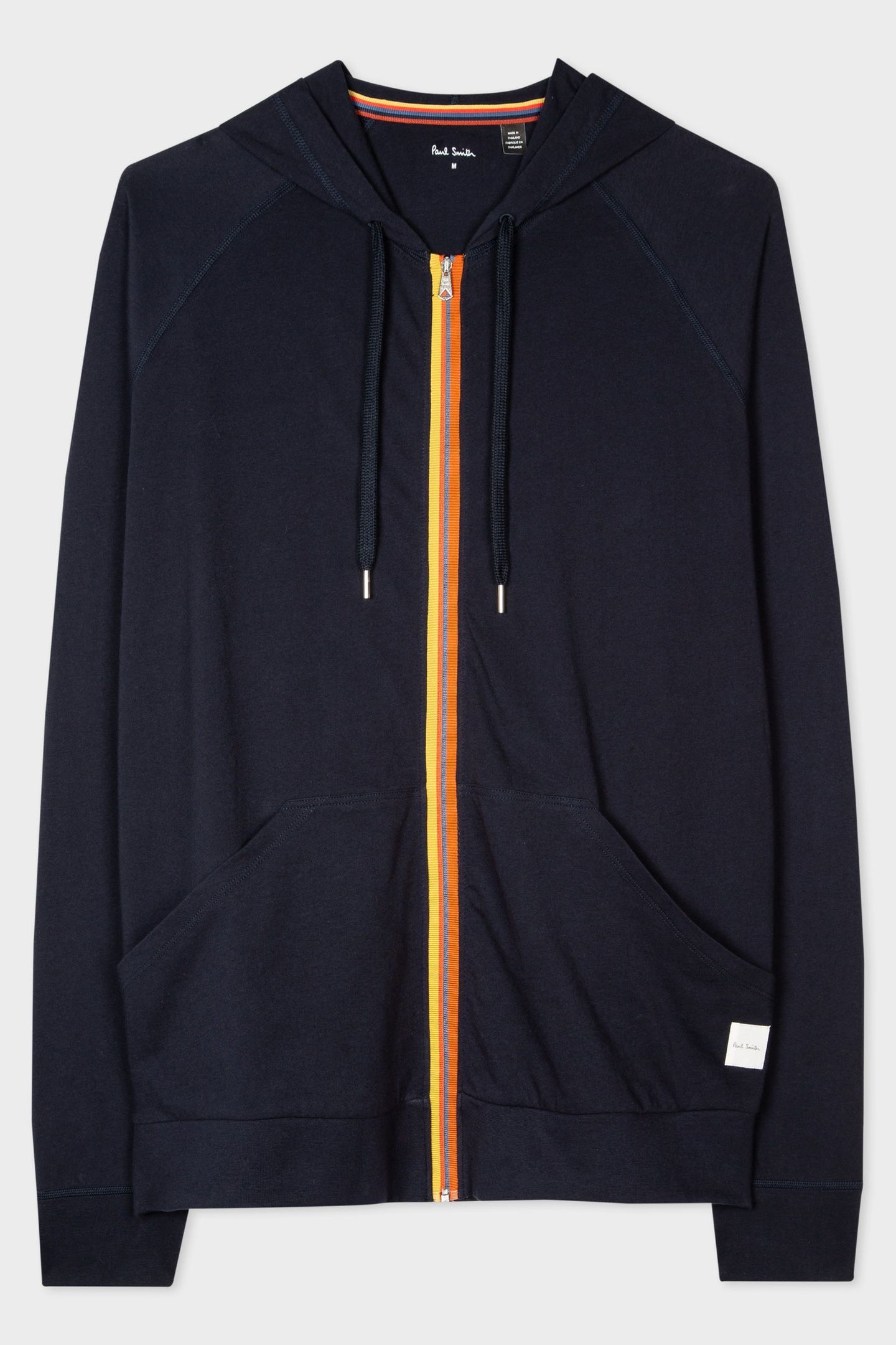MEN ZIP HOODIE TAPE INKY BLUE 6