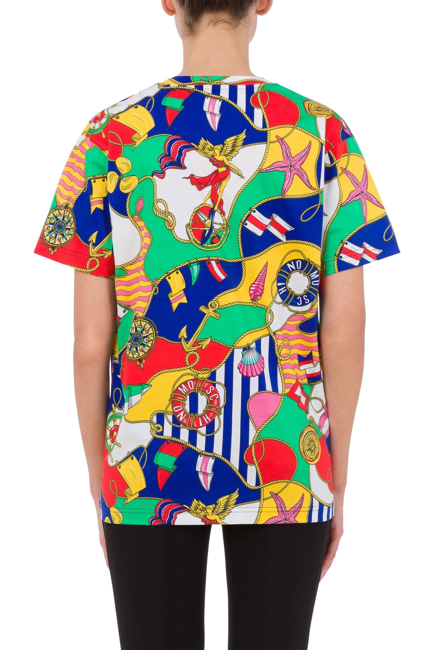 T-SHIRT IN JERSEY ALLOVER NAUTICAL MULTICOLOR 2