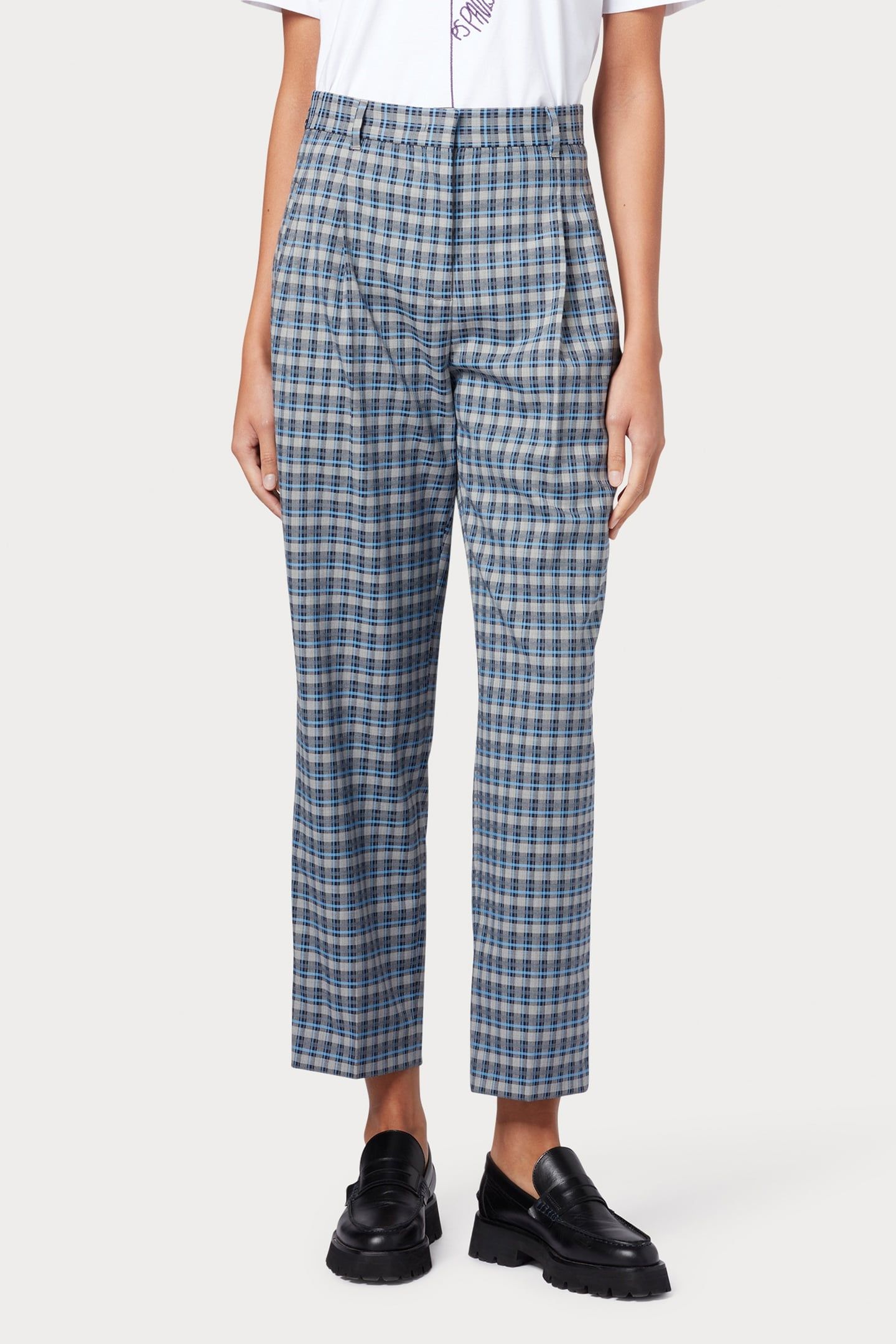 WOMENS TROUSER GREYISH BLUE 1