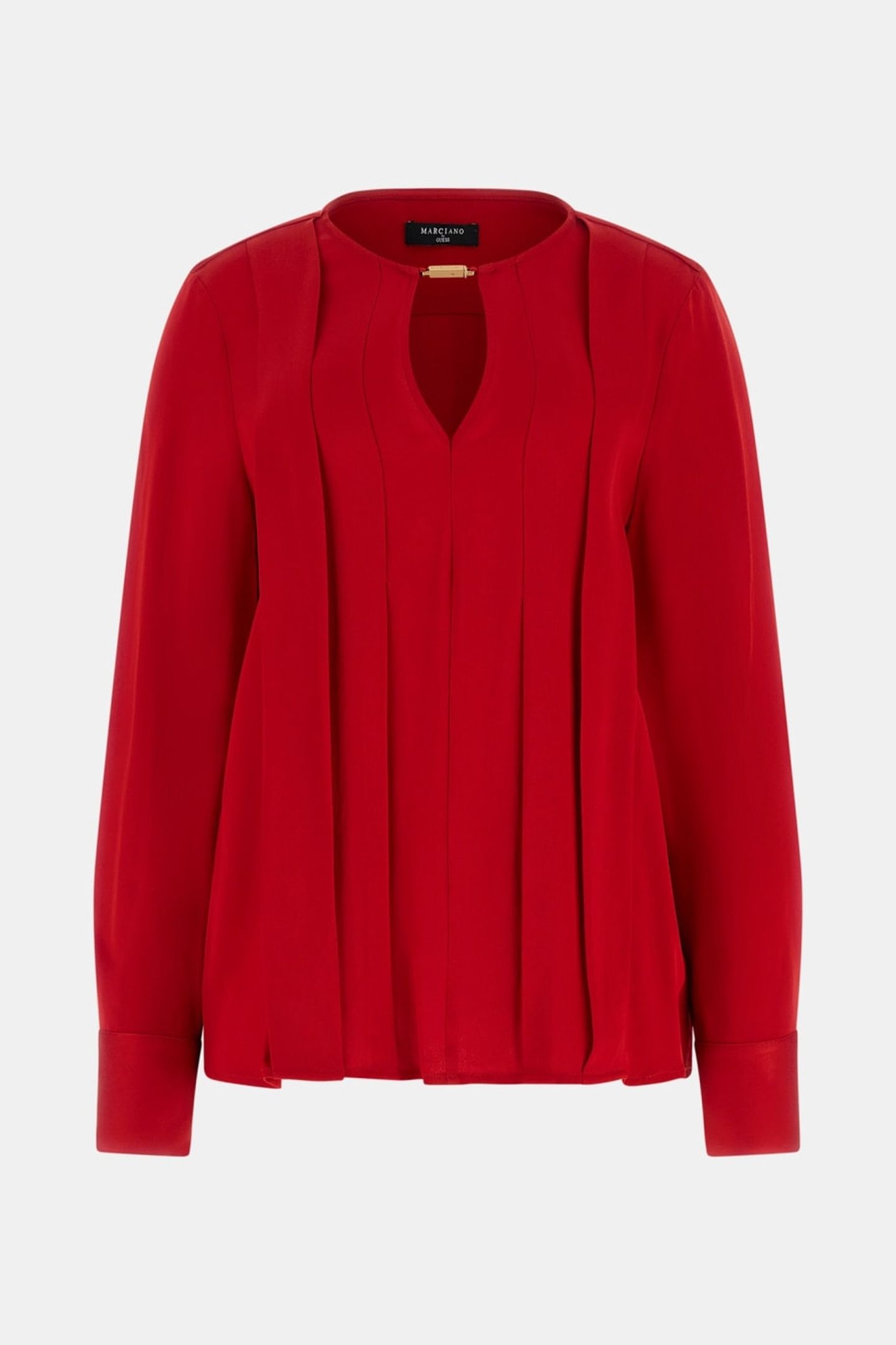 ANITA V NECK LS BLOU SAMBA RED VIBES 8
