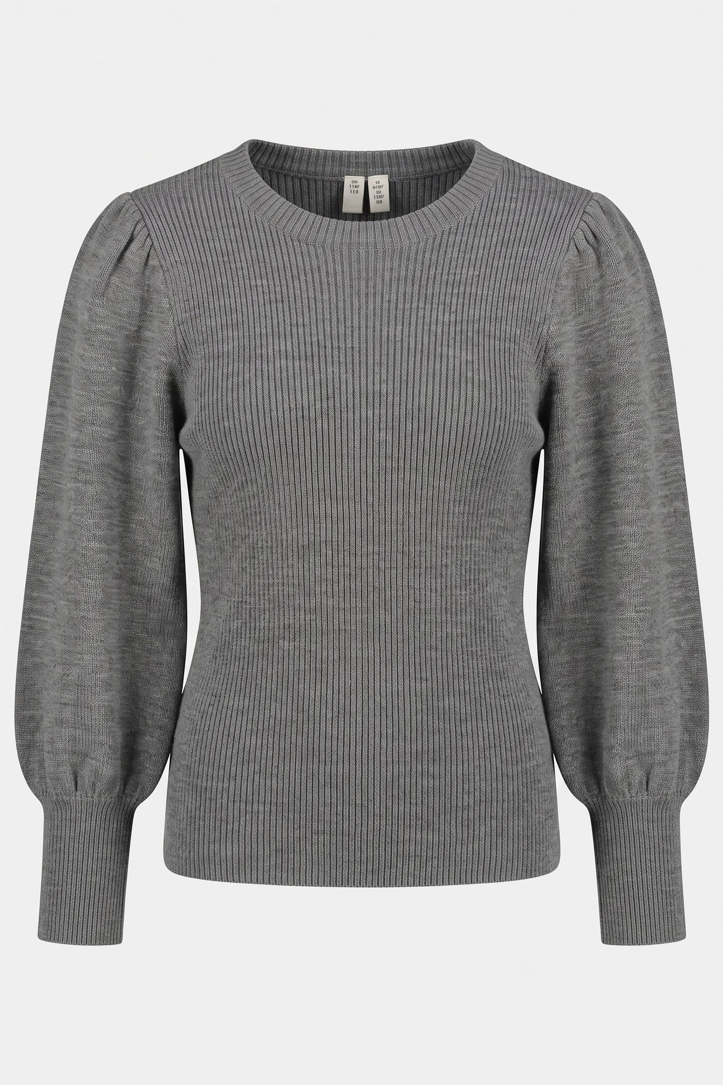 NINI MERINO LONG-SLEEVE TOP GREY 2