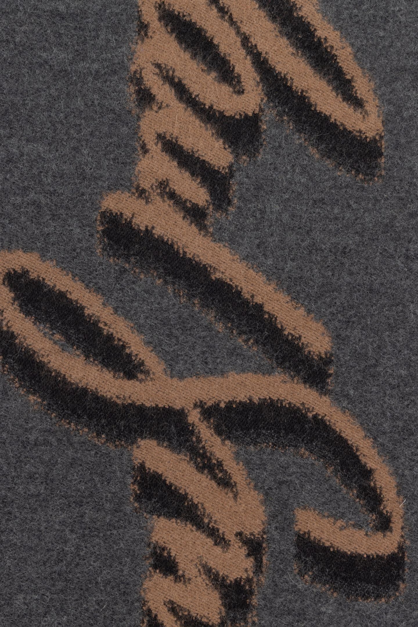MEN SCARF LOGO COL BLOCK SLATE 10
