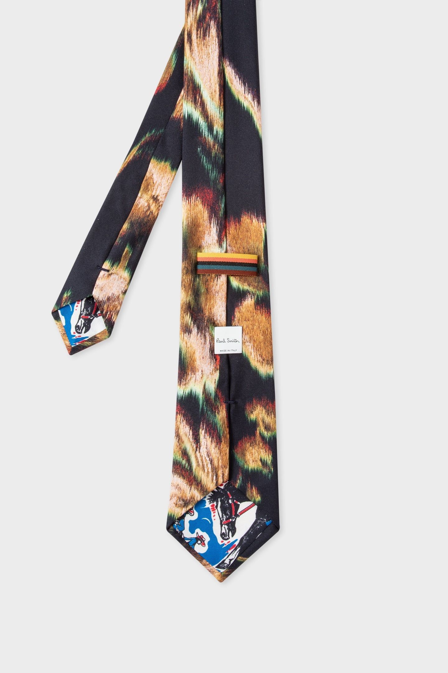MEN TIE ROSE BLACK 2