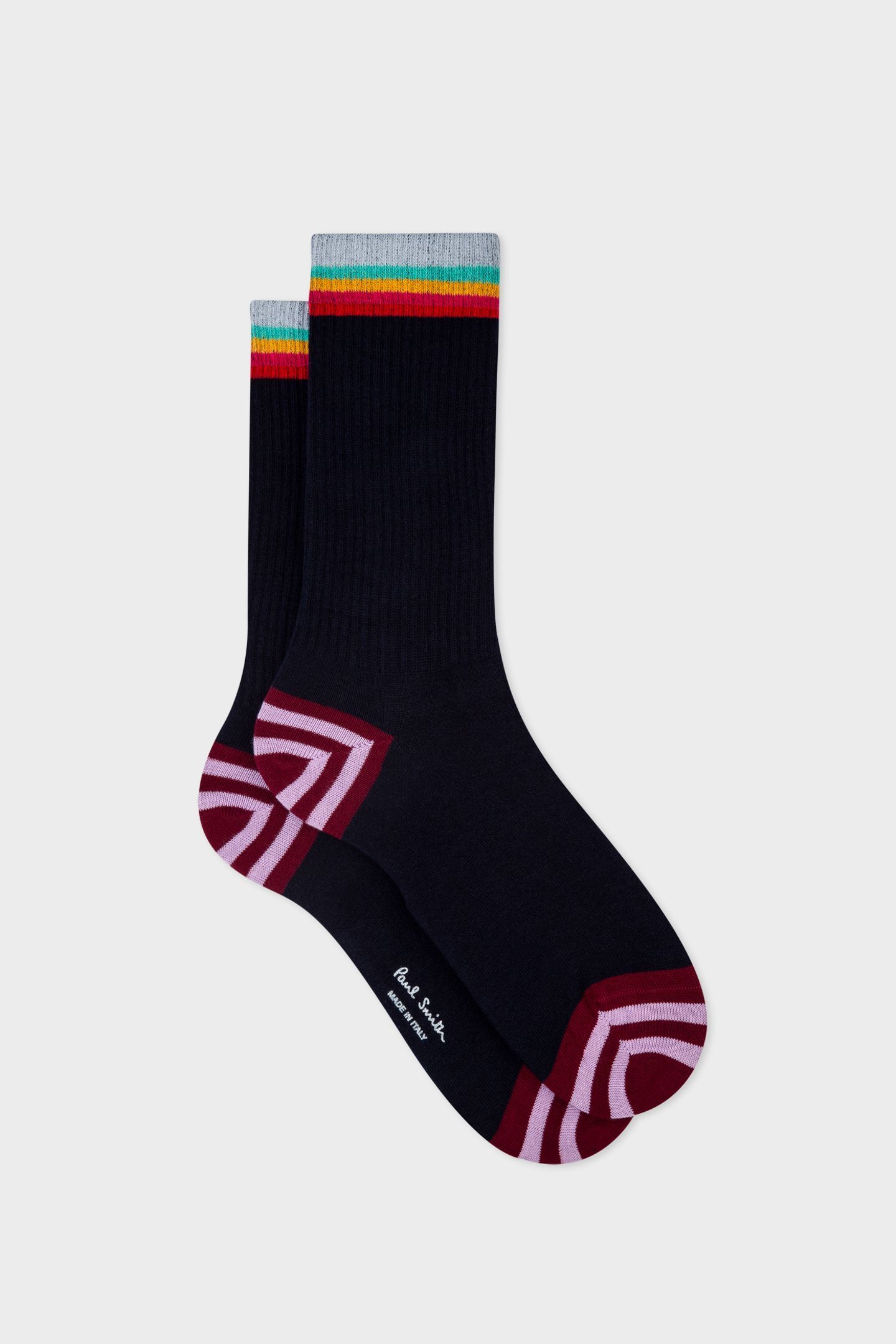 WOMEN SOCK ALMERIA STRIPE NAVY 3