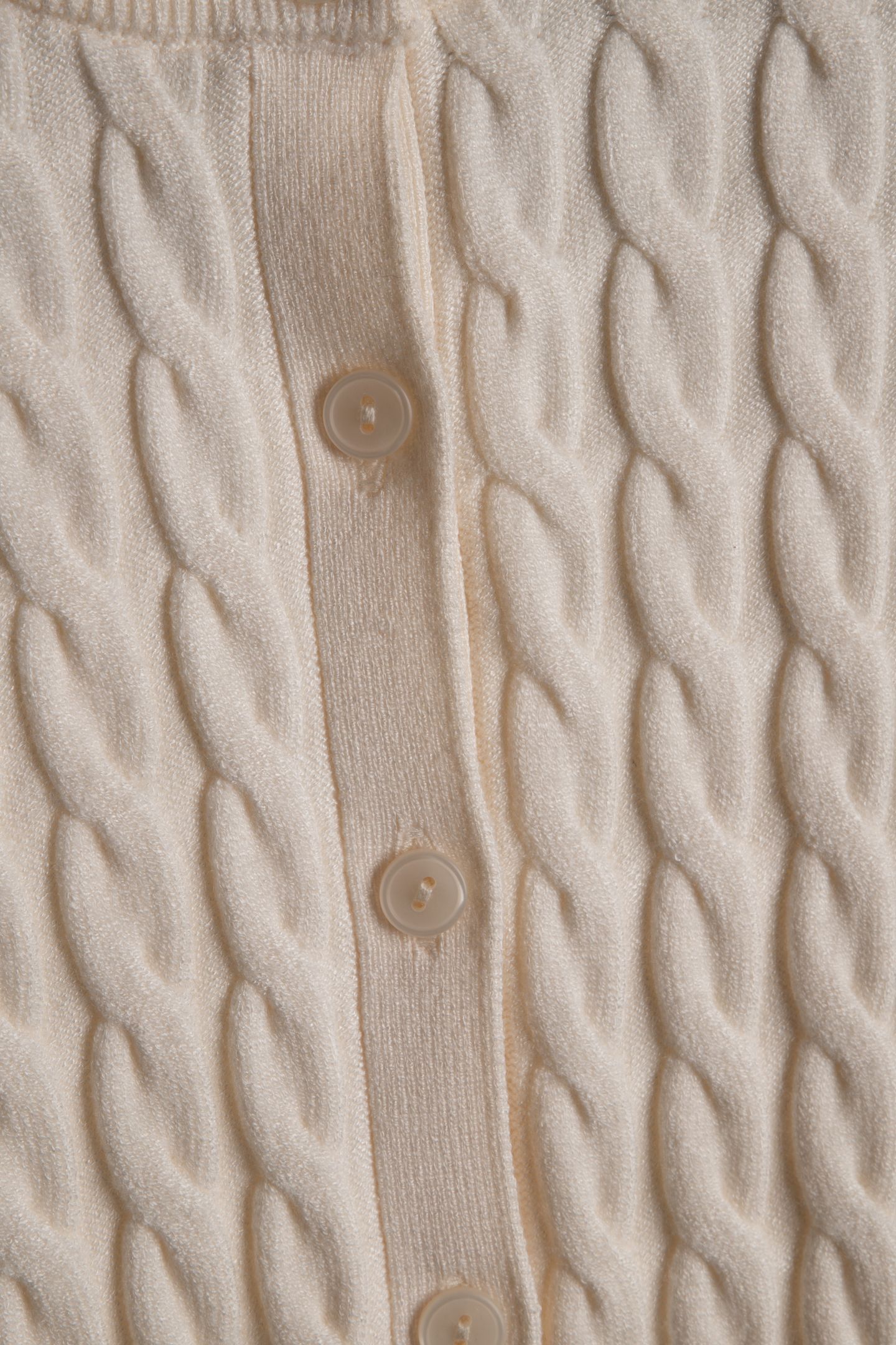 ES OSSI CABLE CARDIGAN WHITE 4