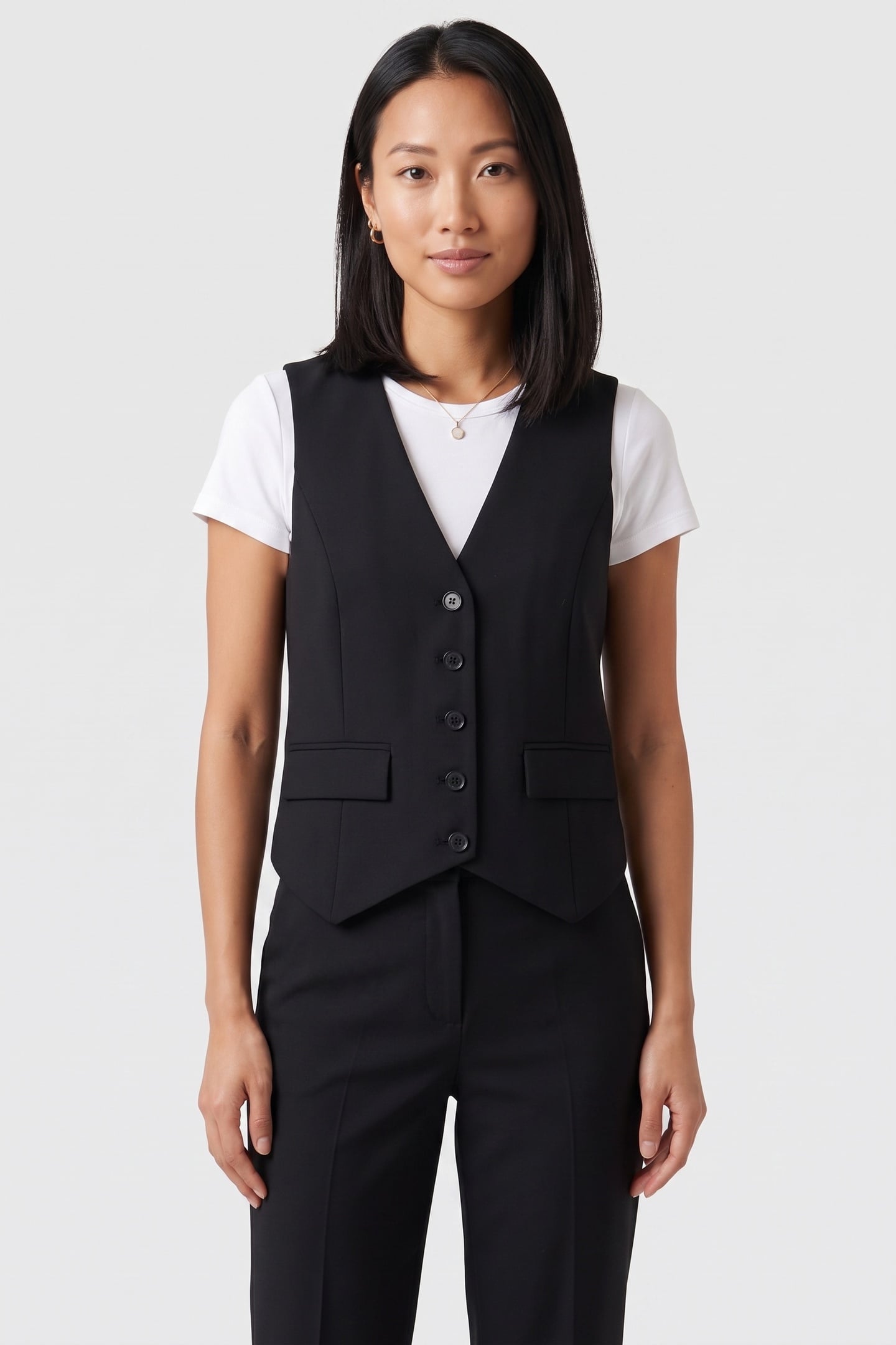 ES ALISSA WAISTCOAT BLACK 1