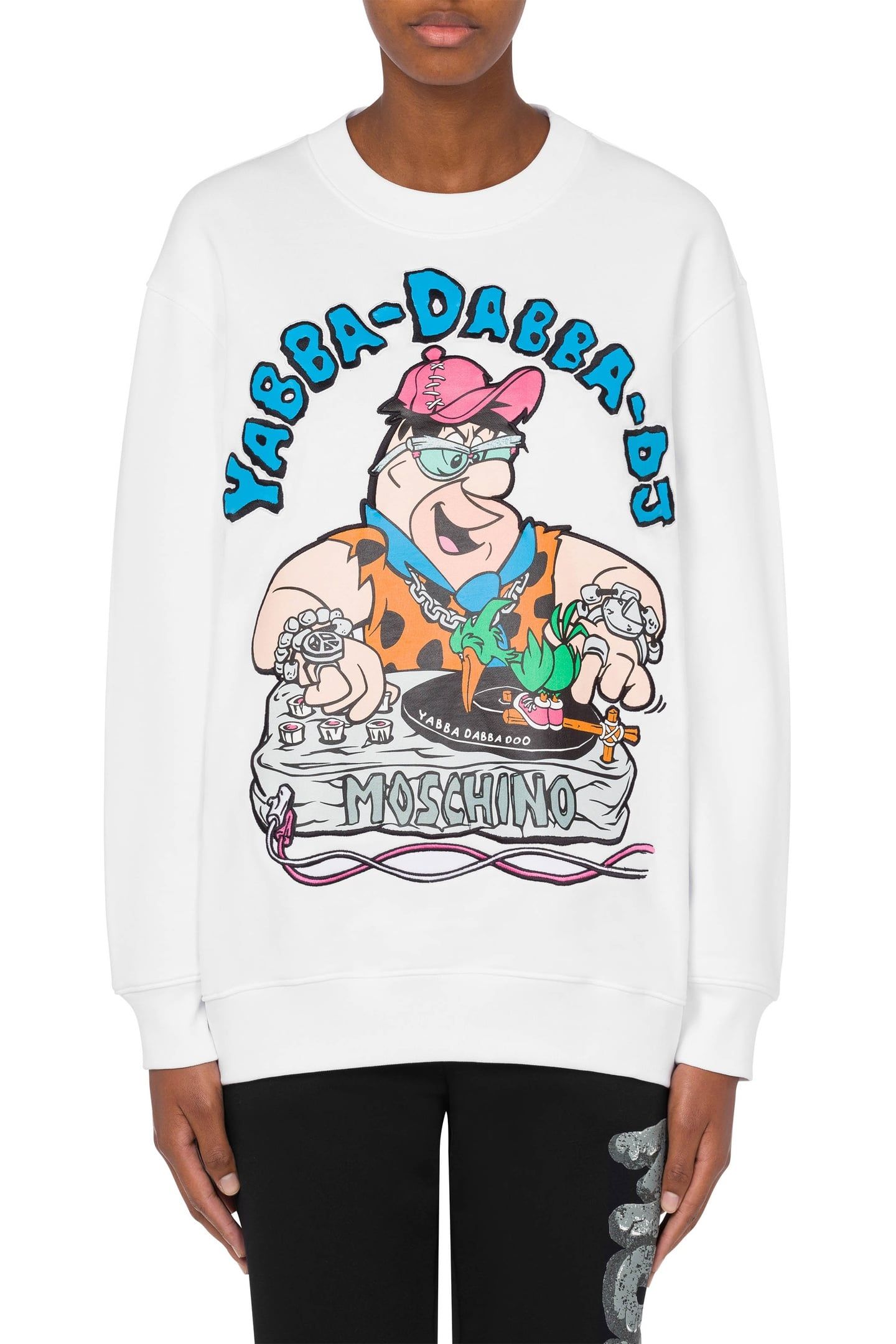 MOSCHINO X THE FLINTSTONES™ SWEATSHIRT WHITE 1