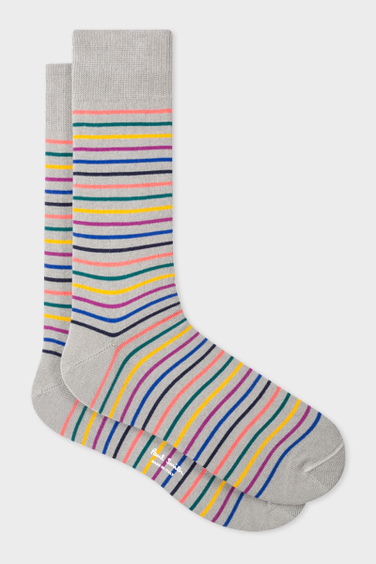 MEN SOCK QUASAR STRIPE SLATE 3