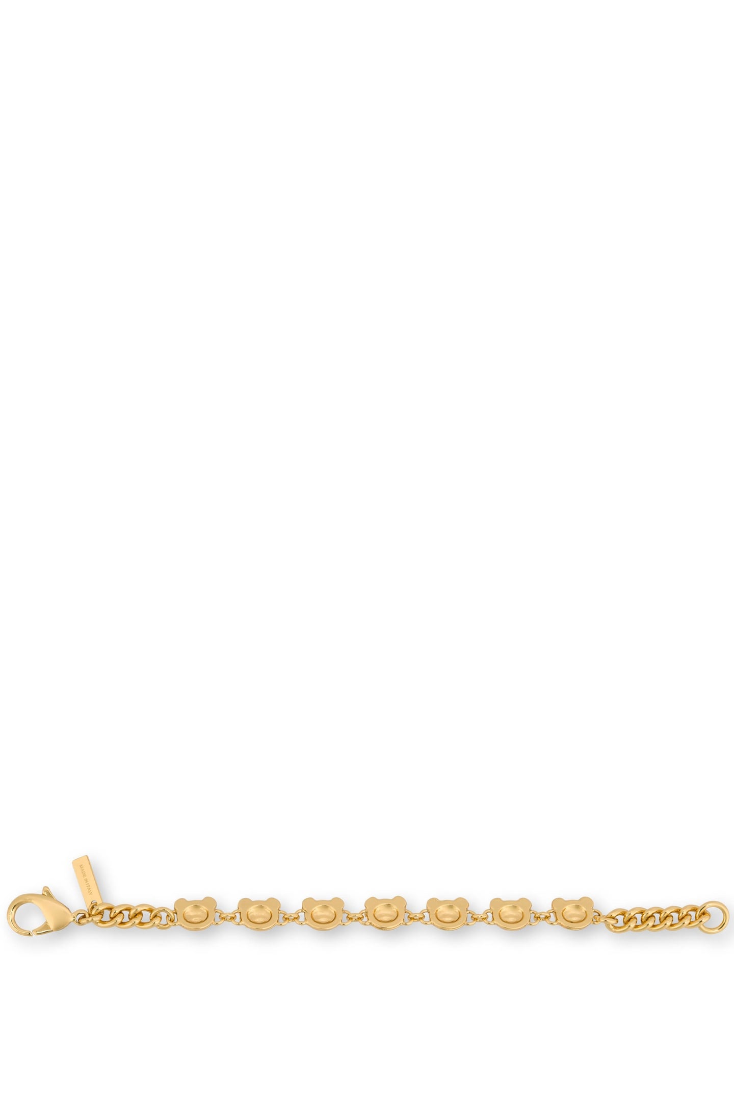 MOSCHINO TEDDY BEAR BRACELET GOLD 2
