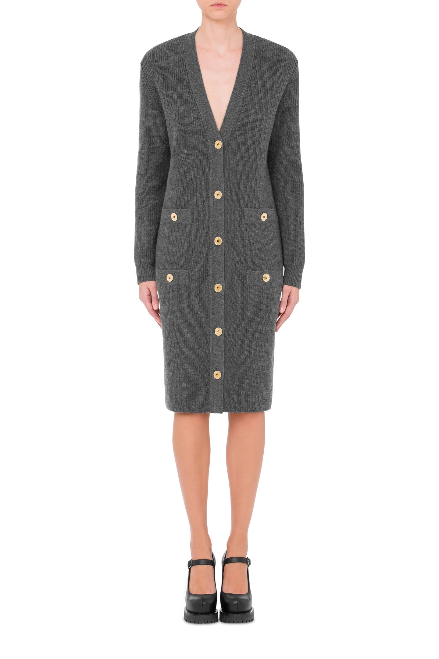 KNITTED JACKET GREY 1