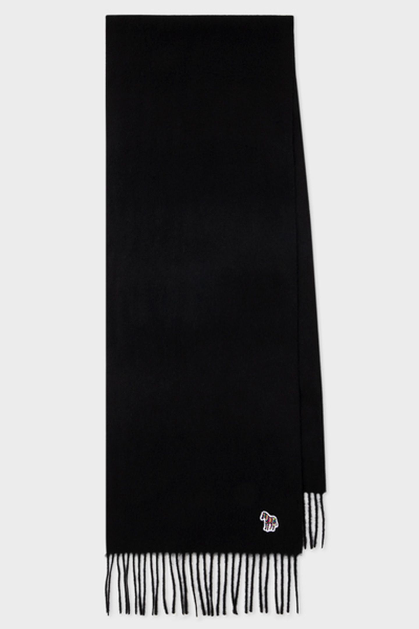 MEN SCARF PS ZEBRA BLACK 2