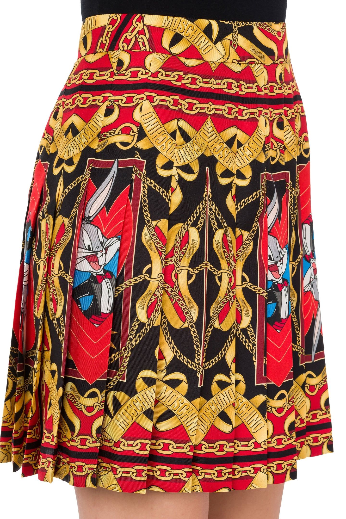 CHINESE NEW YEAR TWILL MINISKIRT RED 4