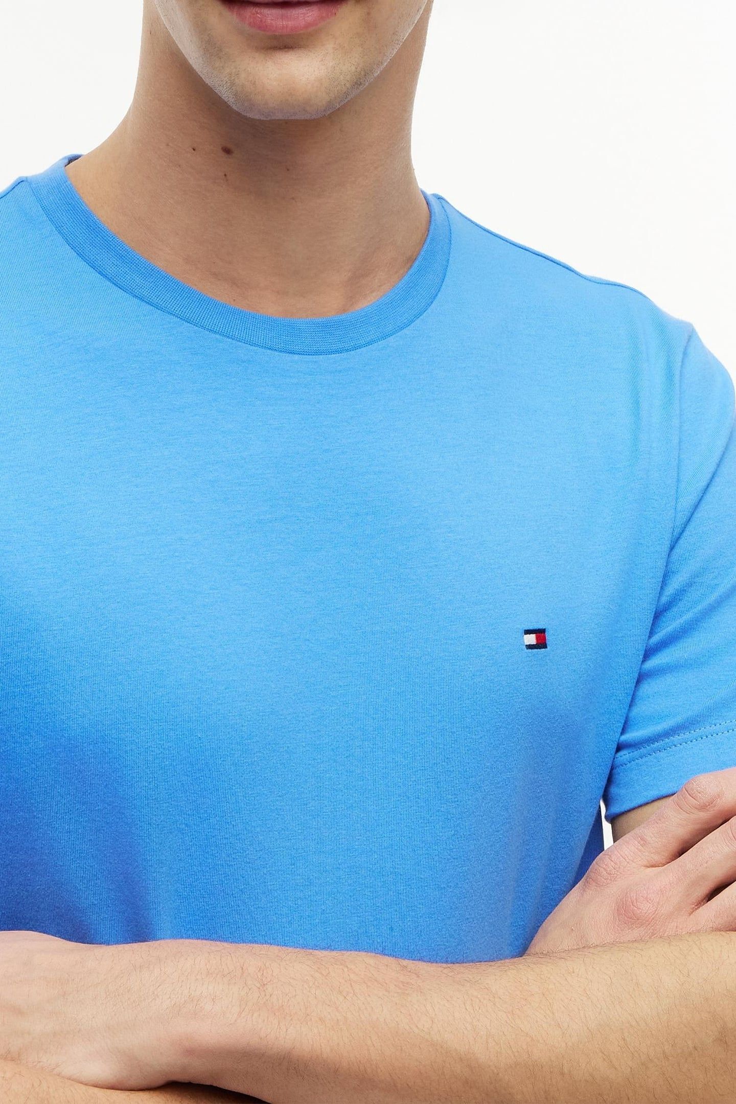 FLAG EMBROIDERY T-SHIRT BLUE SPELL 5