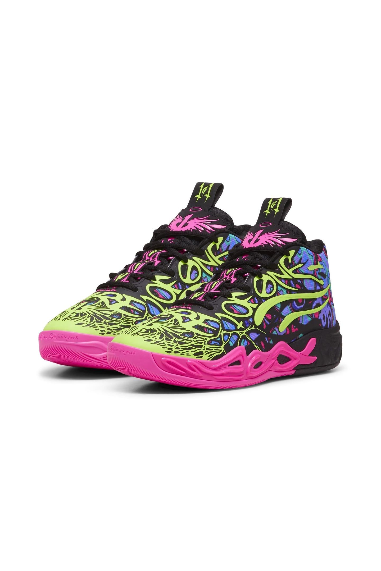 UNISEX MB.04 HEEM BLACK-LUMINOUS PINK-ELECTRIC LIME 4