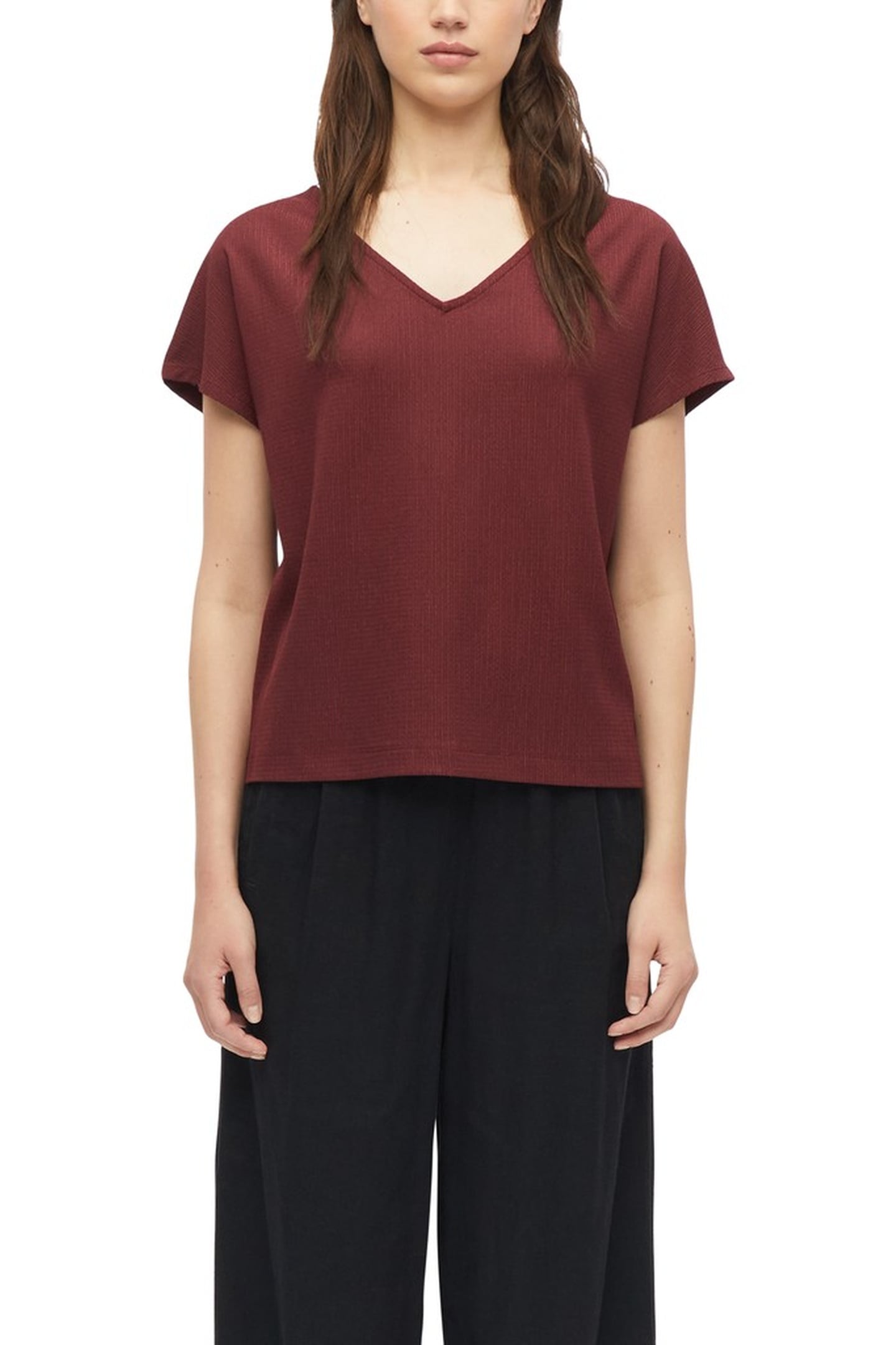 S.OLIVER T-SHIRTS BURGUNDY 1