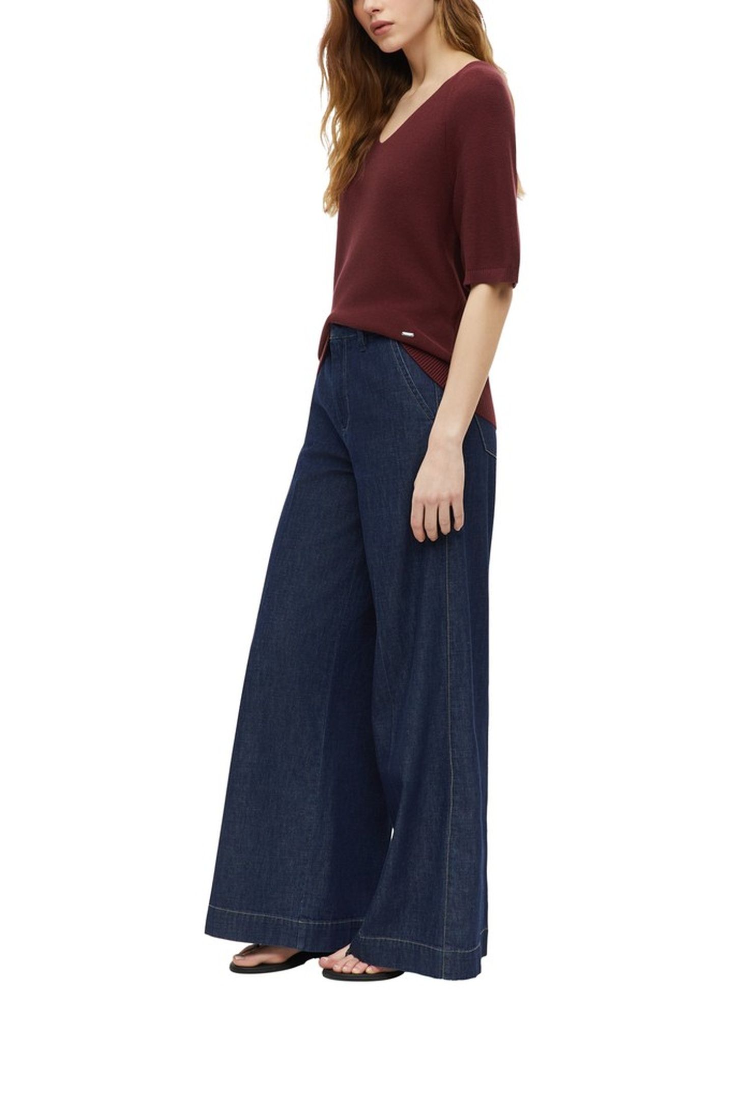 S.OLIVER PULLOVER BURGUNDY 3