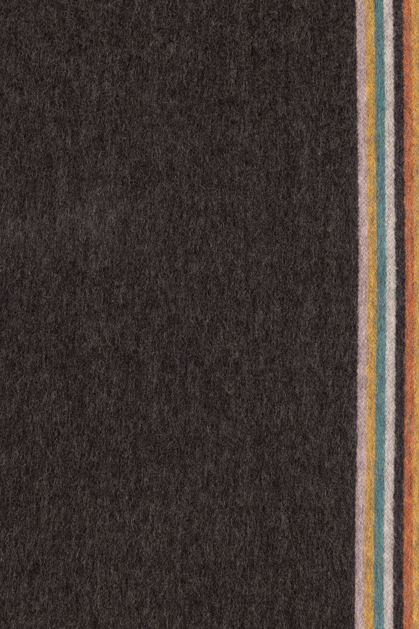 MEN SCARF SIG WOVEN EDGE BLACK 6