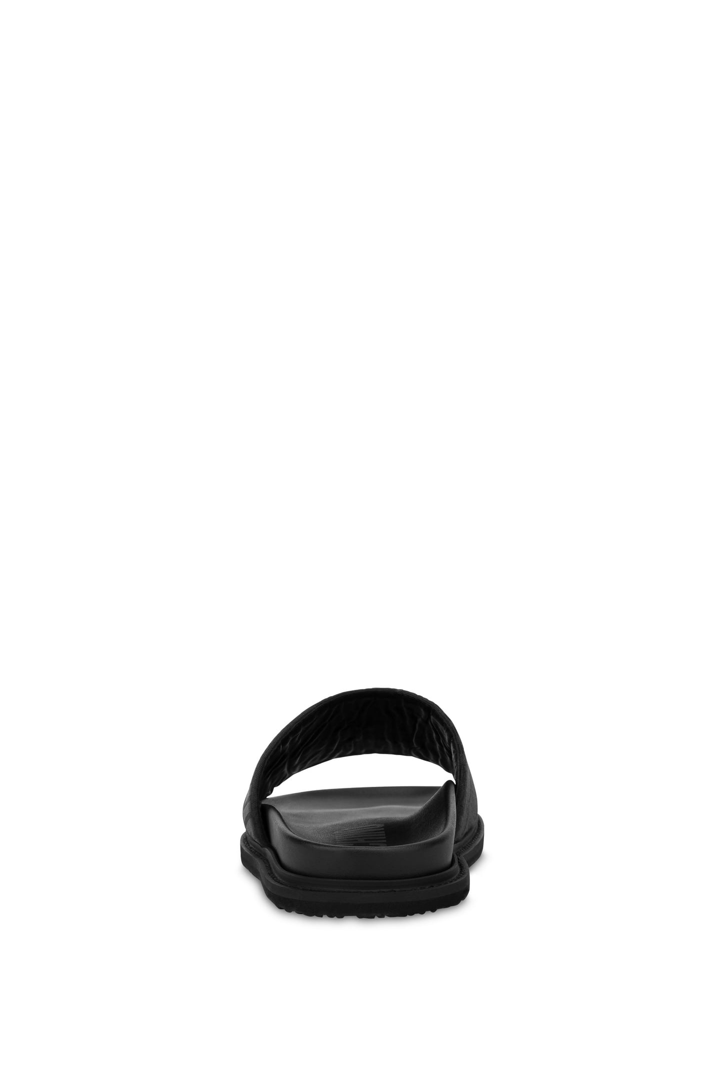 ALLOVER LOGO NYLON SLIDE SANDALS BLACK 3