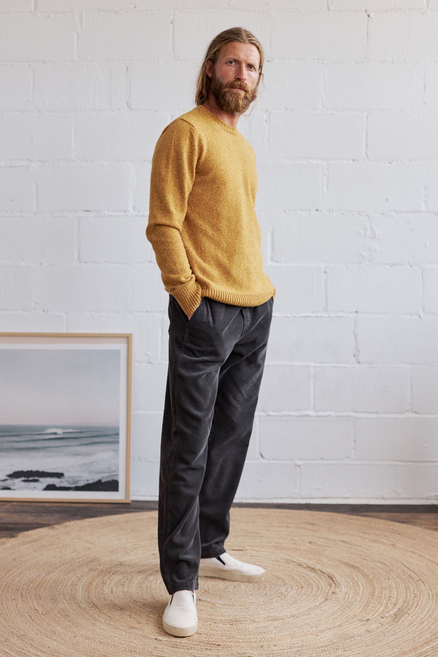 CAGRARAY KNIT BICOLOUR MUSTARD 4