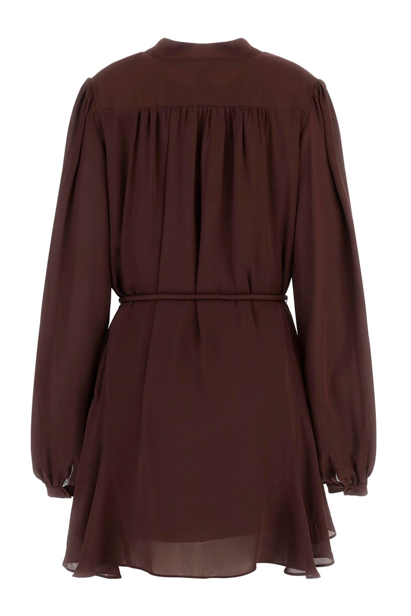 LS WANDA FLARE DRESS PURE CHOCO 6