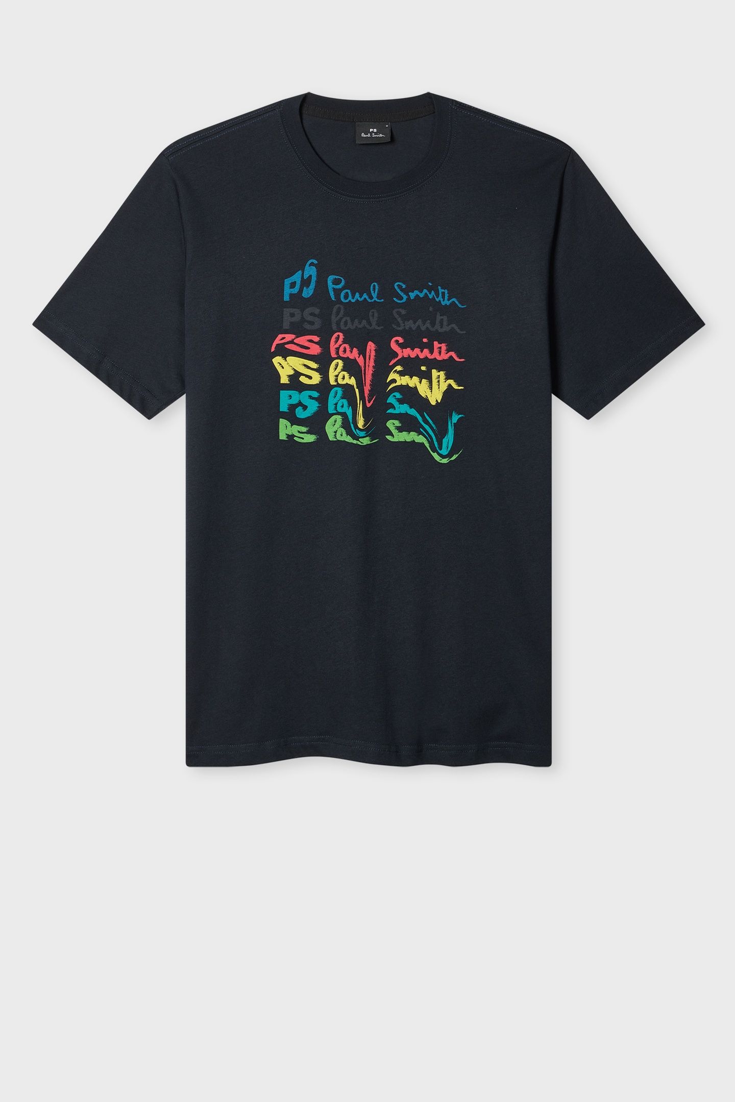 MENS REG FIT SS T SHIRT PS PAUL SMITH VERY DARK NAVY 1
