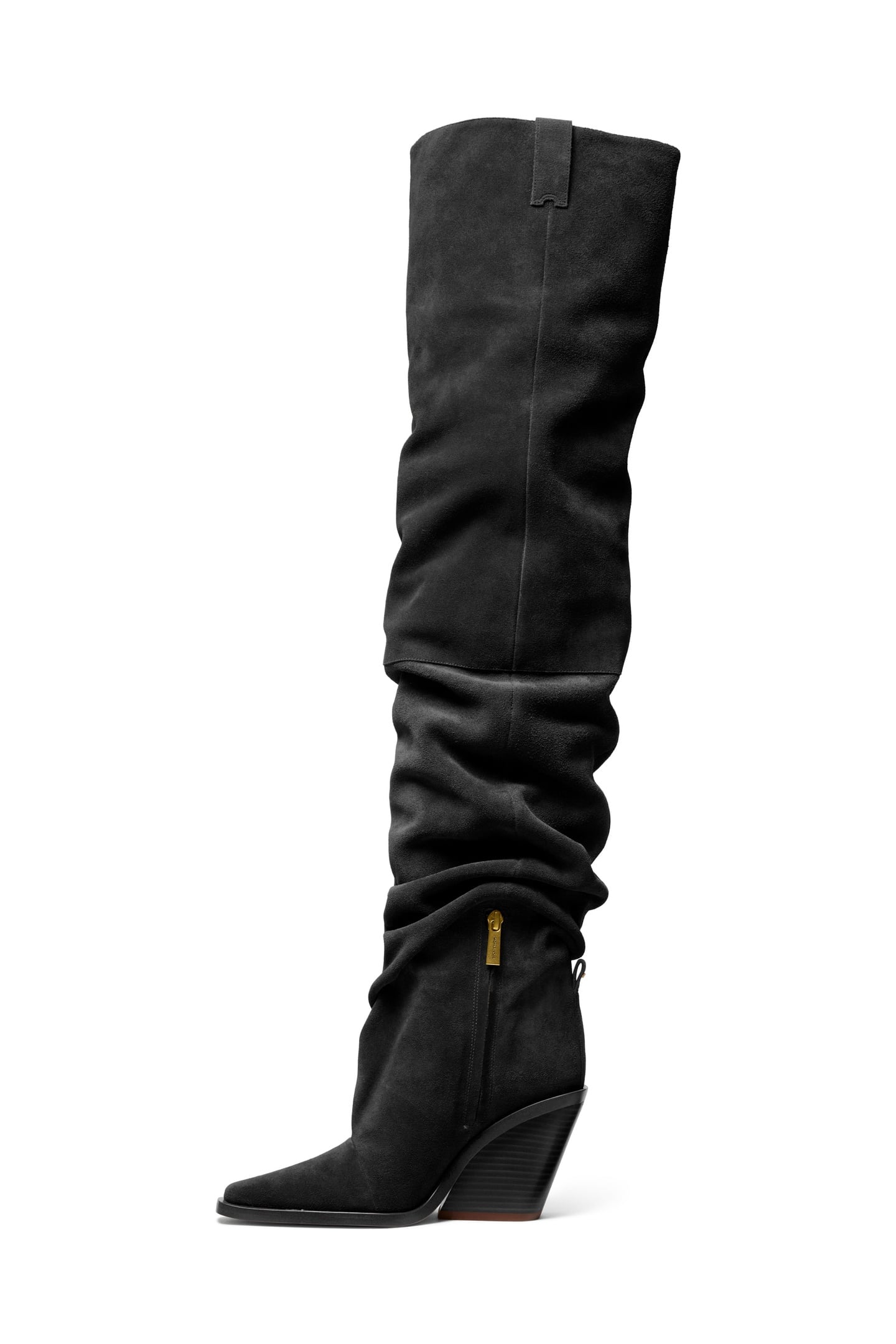 NOEMIE OTK HEELED BOOT BLACK 4