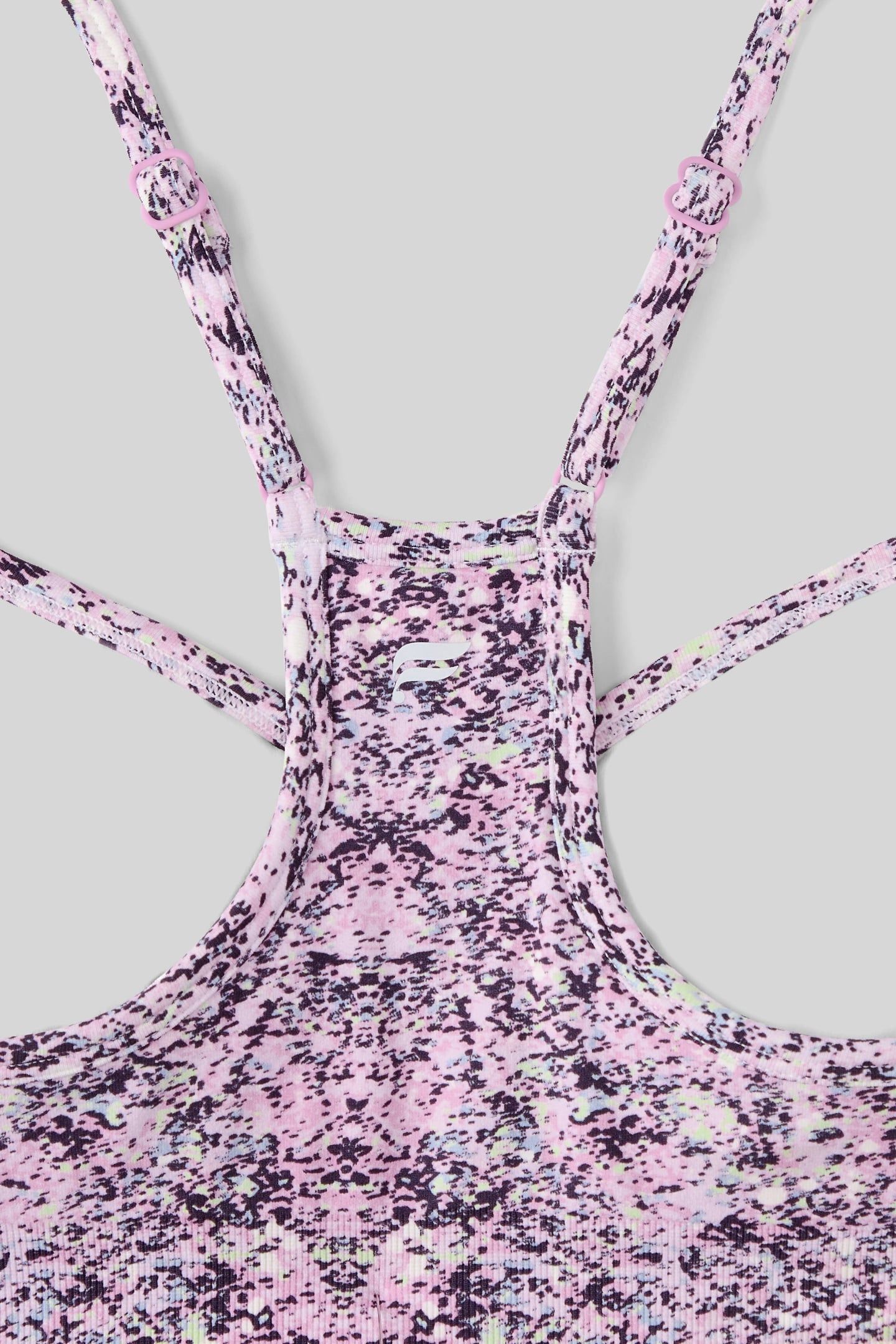 SLEEK SEAMLESS LOW IMPACT BRA COSMIC SPLATTER 4