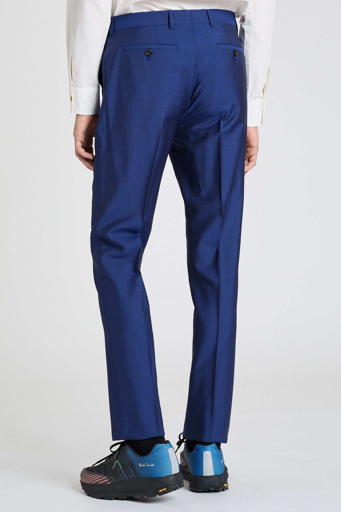 MENS TAILORED FIT 3PCE 2 BUTTON SUIT COBALT BLUE 6
