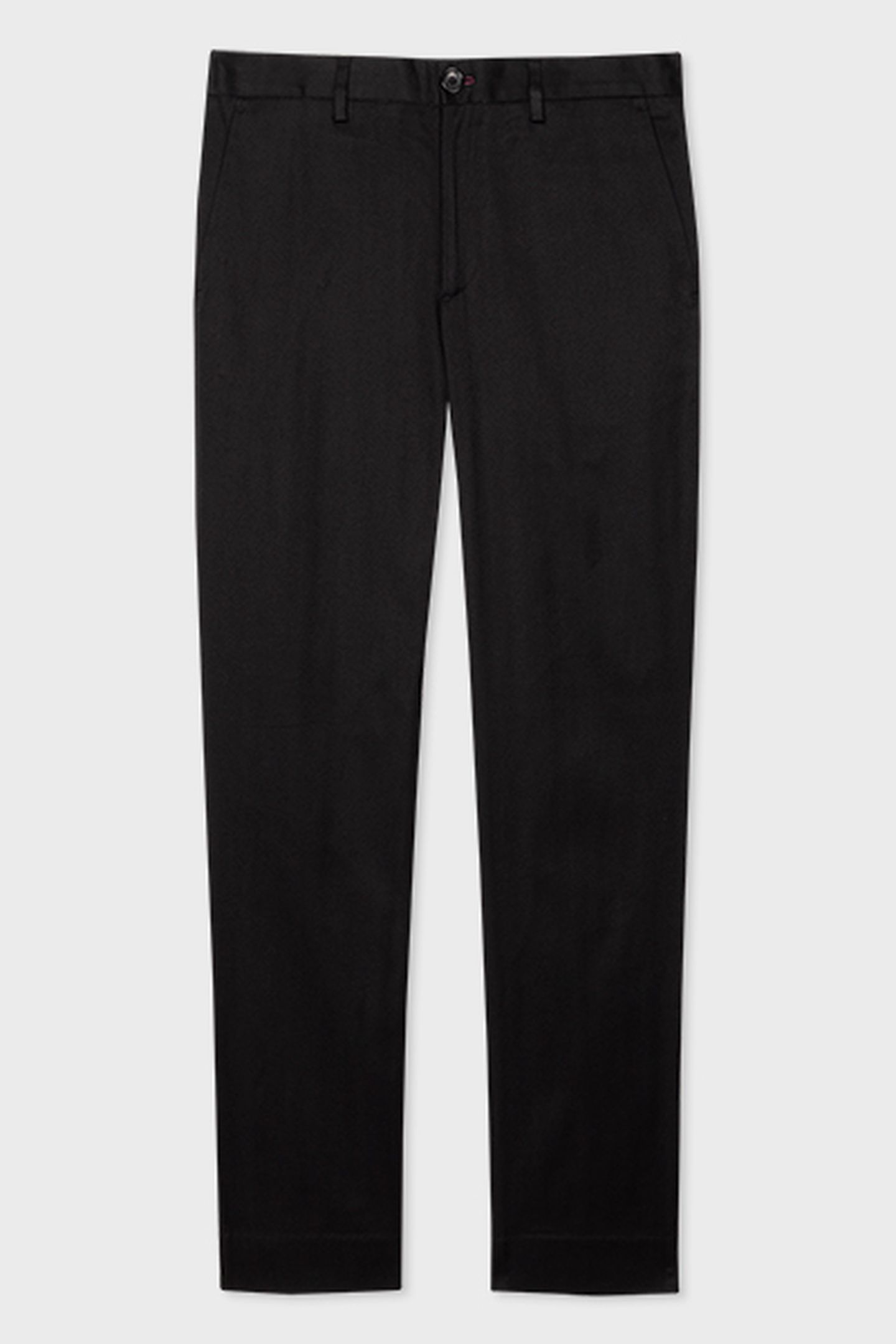 MENS MID FIT STITCHED CHINO BLACK 5