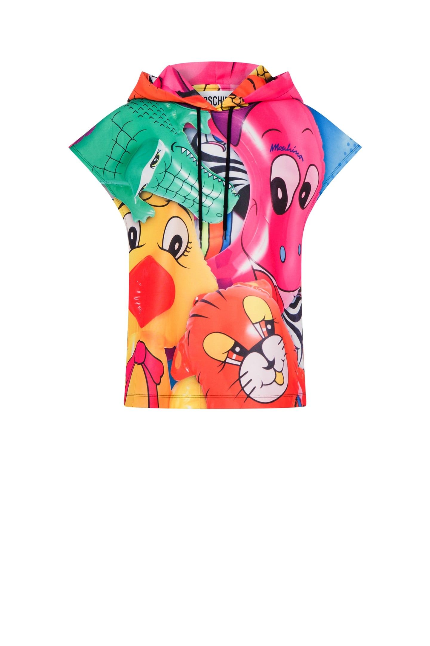 INFLATABLE ANIMALS SLEEVELESS SWEATSHIRT MULTICOLOR 3